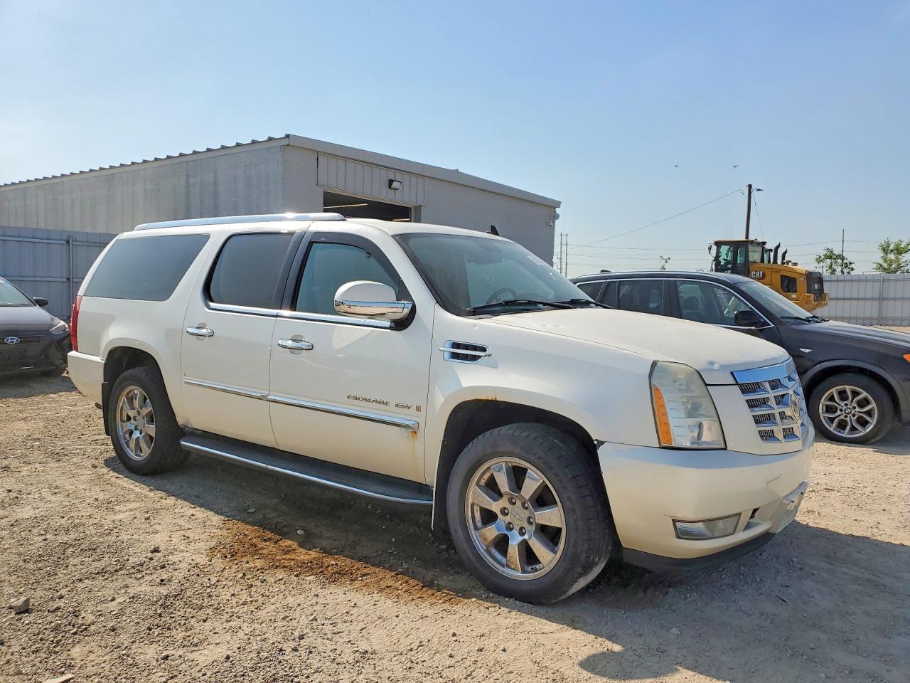 2007 Cadillac Escalade Esv White vin: 1GYFK66807R412603