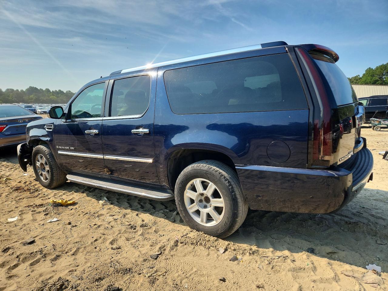 2007 Cadillac Escalade Esv Blue vin: 1GYFK66817R190265