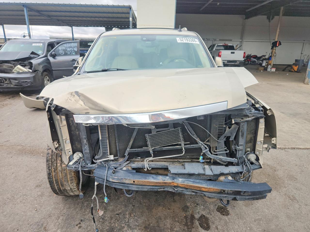 2007 Cadillac Escalade Esv Gold vin: 1GYFK66817R242610