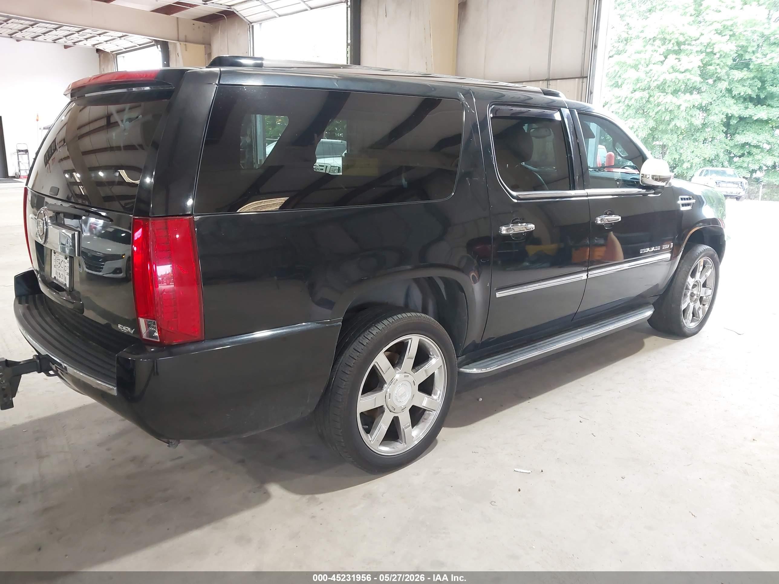 2007 Cadillac Escalade Esv Standard Black vin: 1GYFK66817R246396