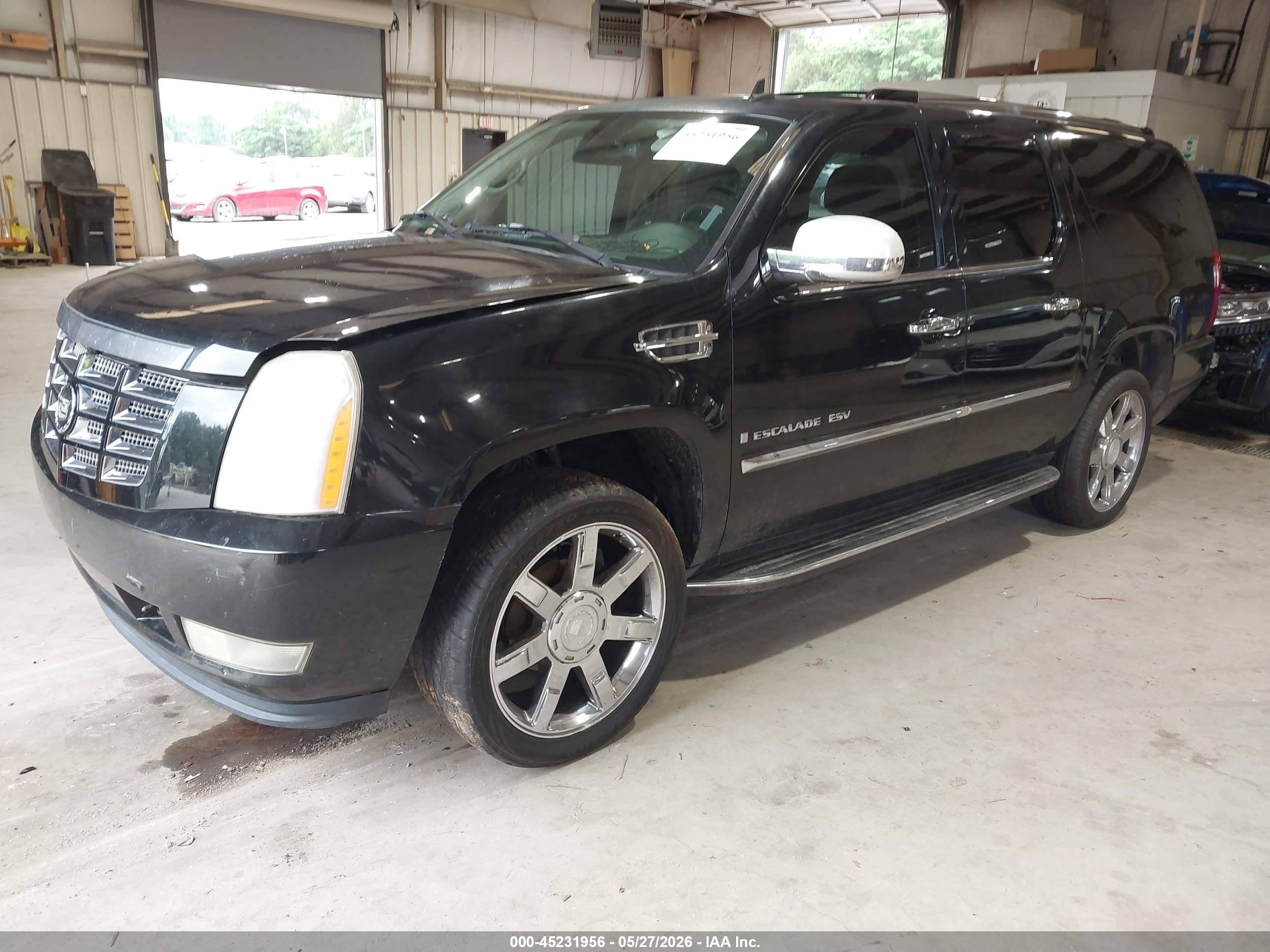 2007 Cadillac Escalade Esv Standard Black vin: 1GYFK66817R246396