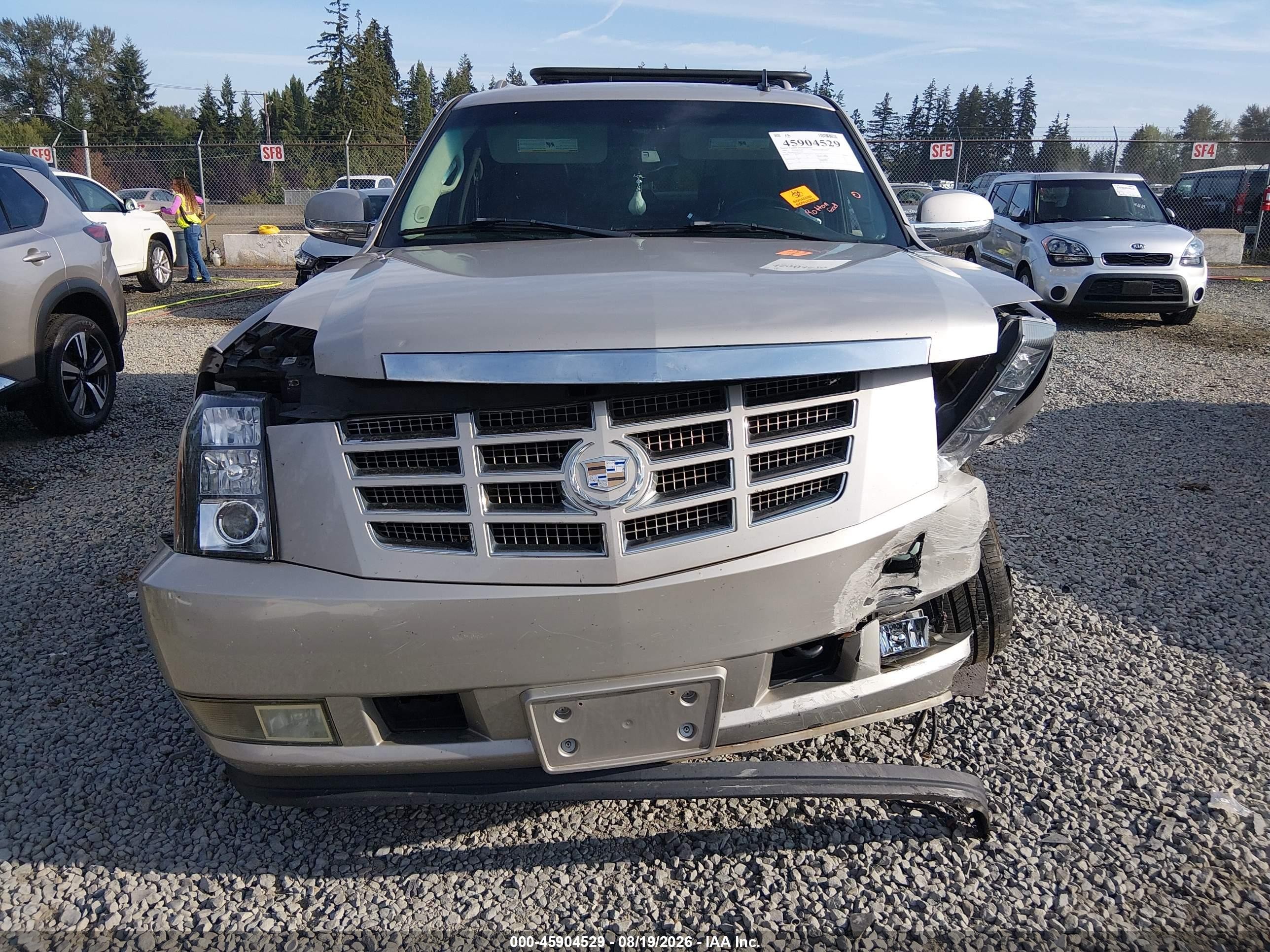 2008 Cadillac Escalade Esv   Gold vin: 1GYFK66818R155601