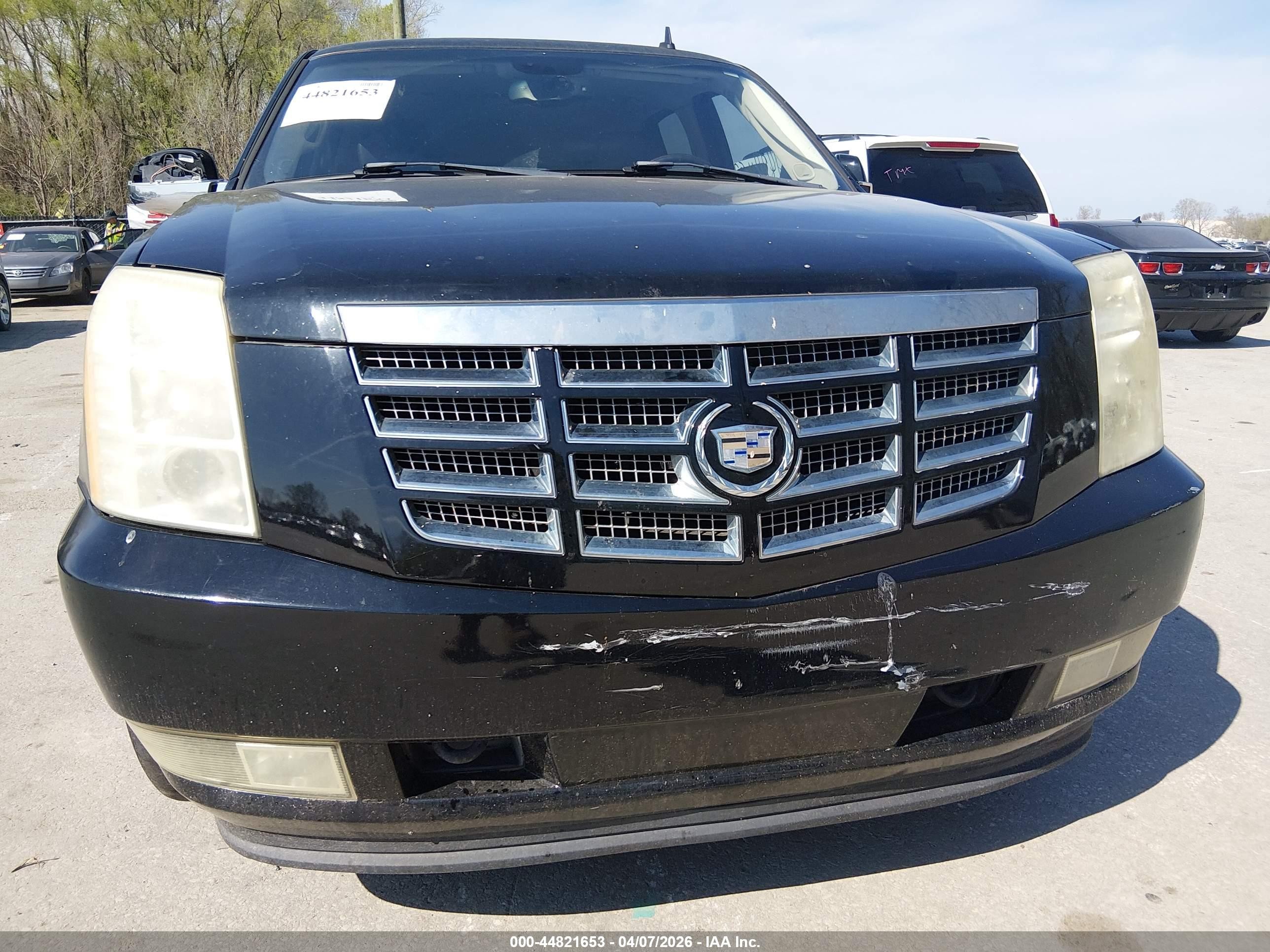 2007 Cadillac Escalade Esv Standard Черный vin: 1GYFK66827R191246