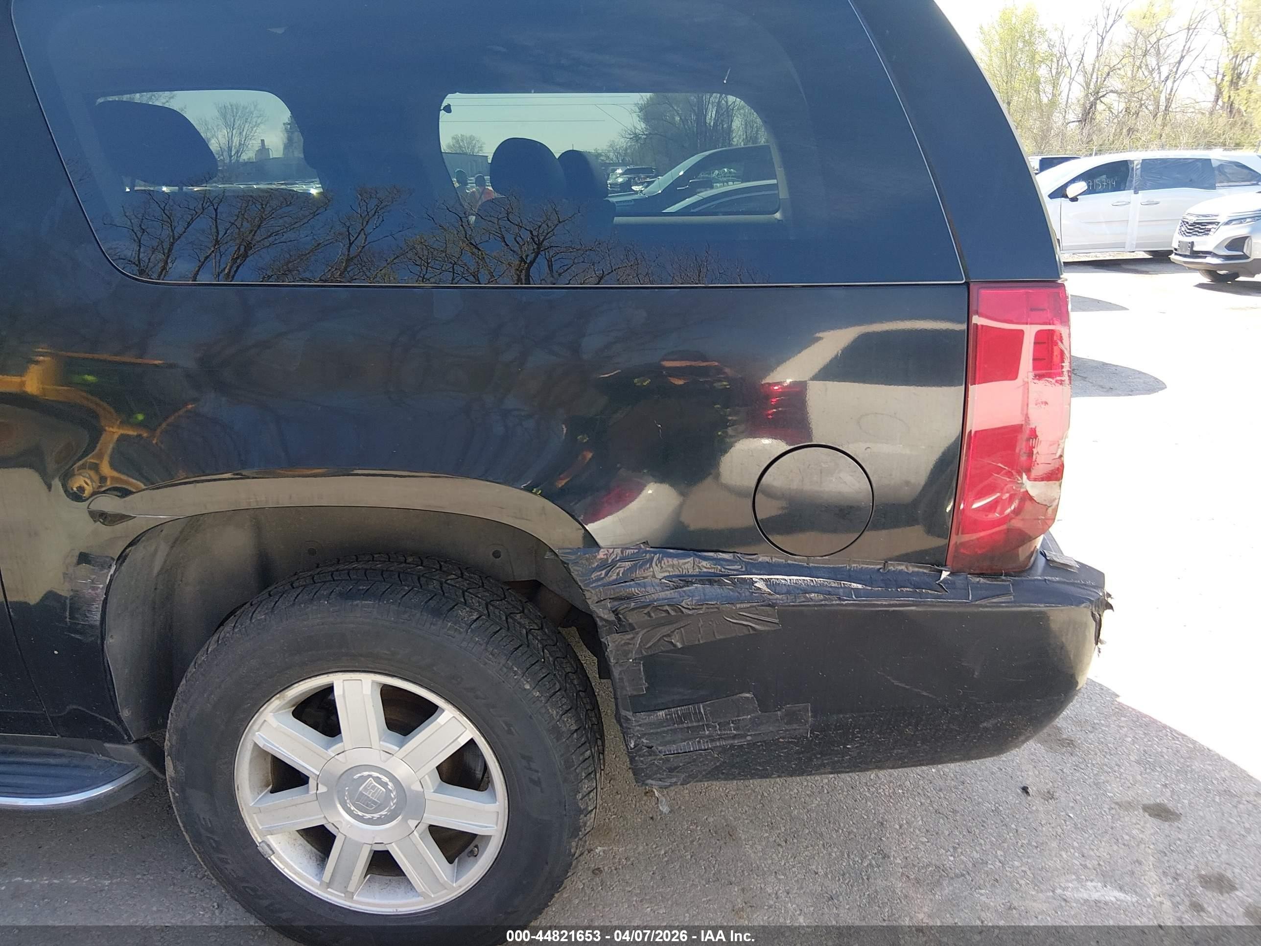 2007 Cadillac Escalade Esv Standard Черный vin: 1GYFK66827R191246
