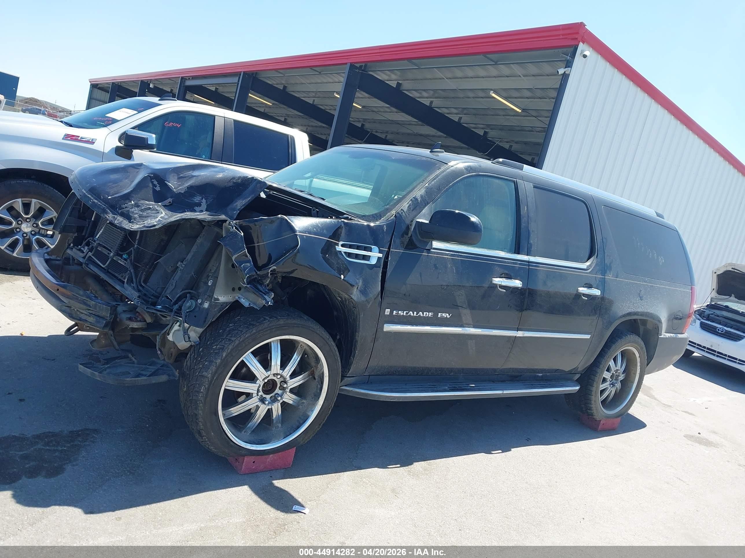 2007 Cadillac Escalade Esv Standard Черный vin: 1GYFK66827R321851
