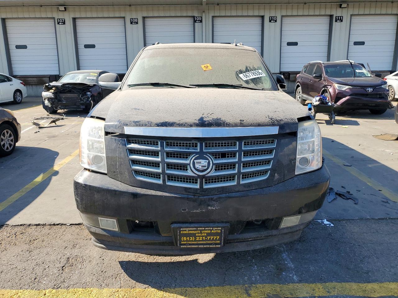 2007 Cadillac Escalade Esv Black vin: 1GYFK66837R387938