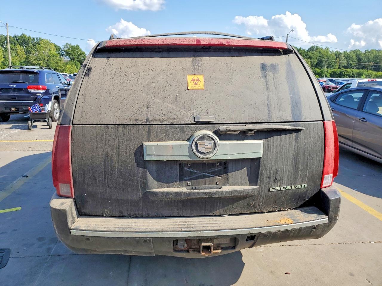 2007 Cadillac Escalade Esv Black vin: 1GYFK66837R387938