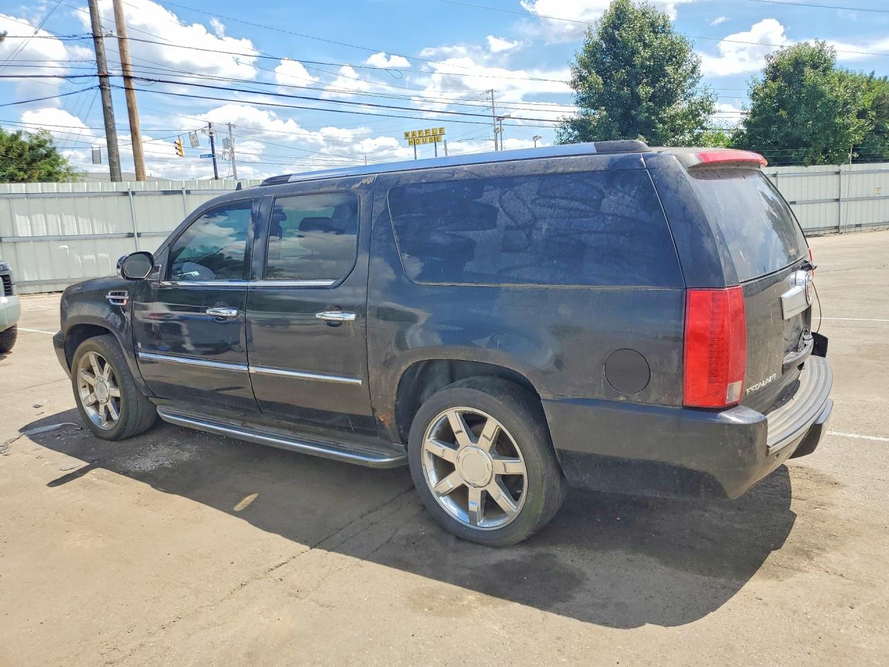 2008 Cadillac Escalade Esv Black vin: 1GYFK66838R189085