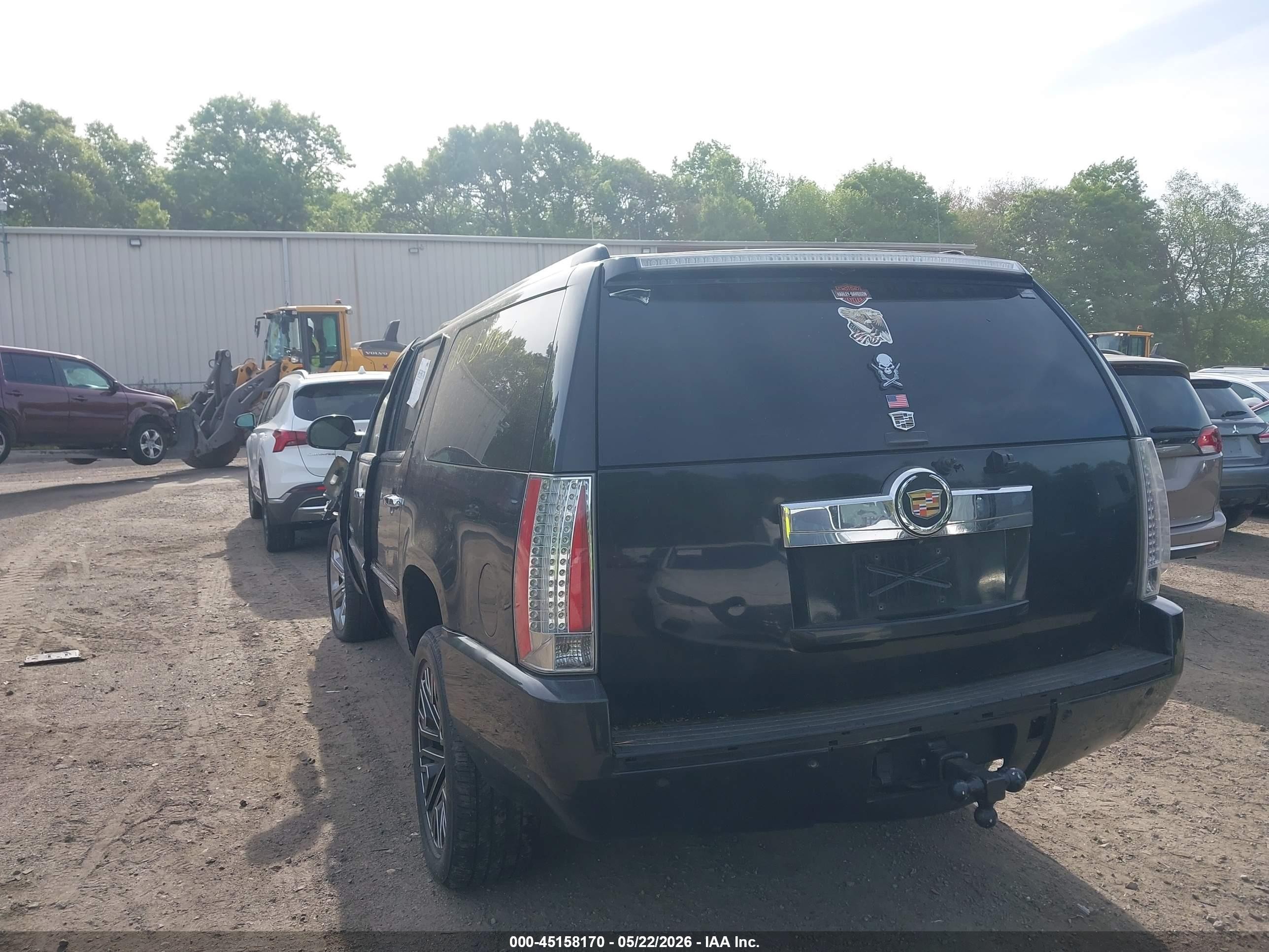2007 Cadillac Escalade Esv Standard Черный vin: 1GYFK66847R269459