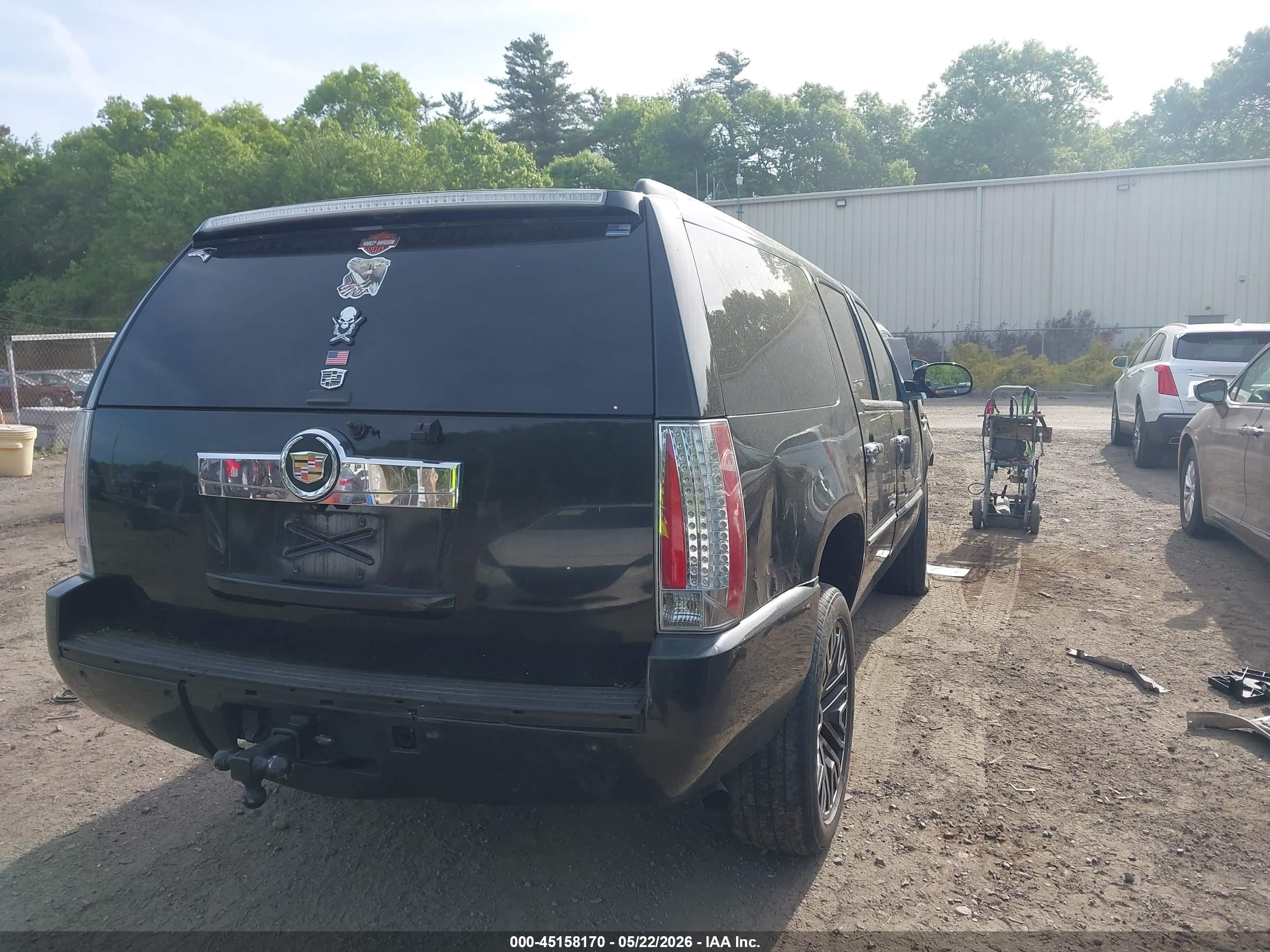 2007 Cadillac Escalade Esv Standard Черный vin: 1GYFK66847R269459