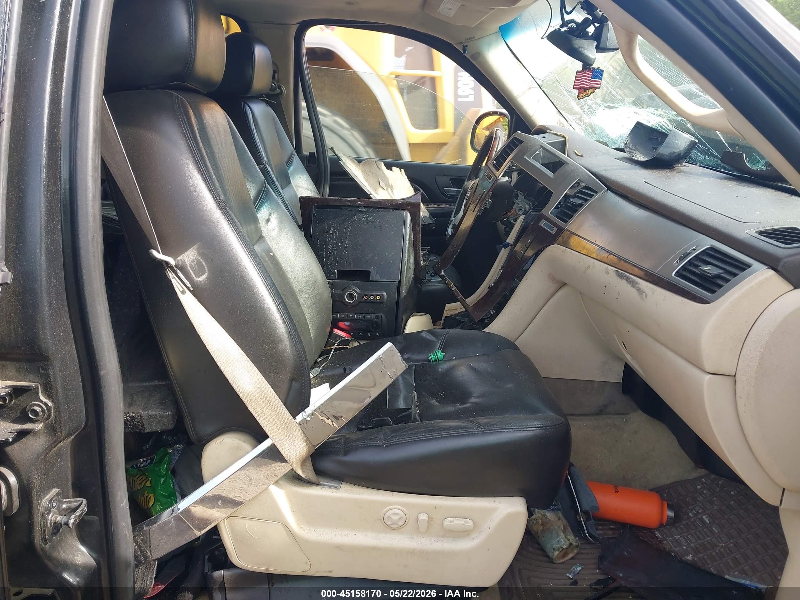 2007 Cadillac Escalade Esv Standard Черный vin: 1GYFK66847R269459