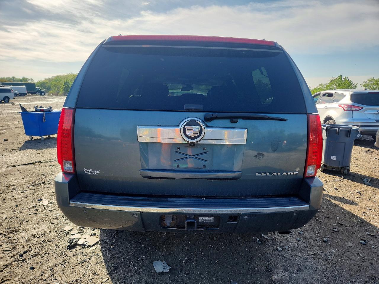 2008 Cadillac Escalade Esv Blue vin: 1GYFK66848R167659