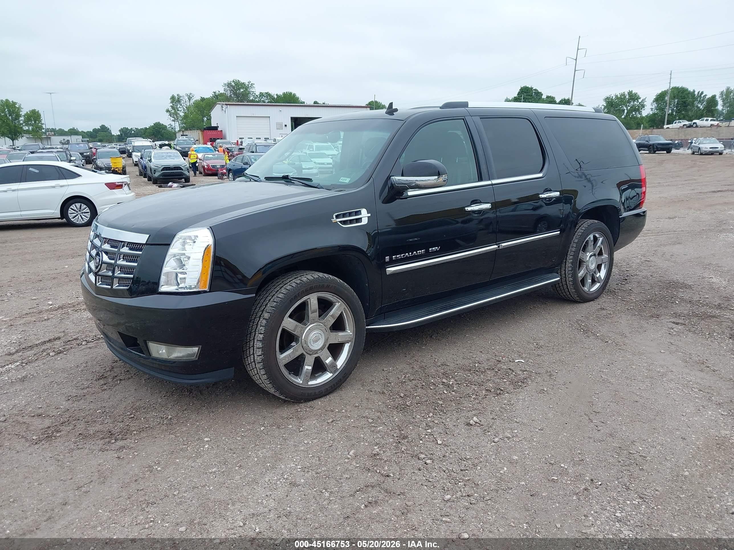2008 Cadillac Escalade Esv Standard Black vin: 1GYFK66848R238648