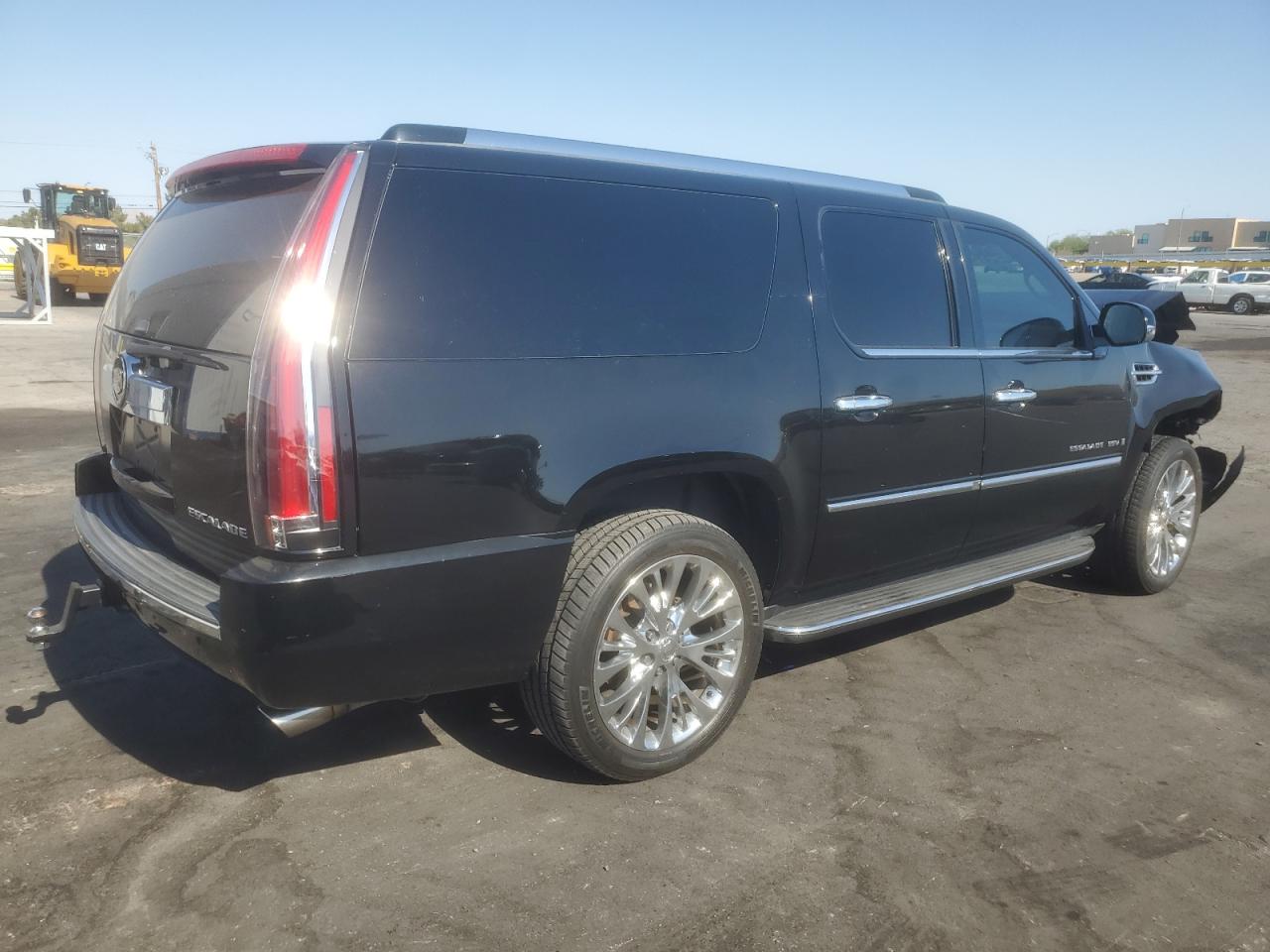 2008 Cadillac Escalade Esv Black vin: 1GYFK66858R227075