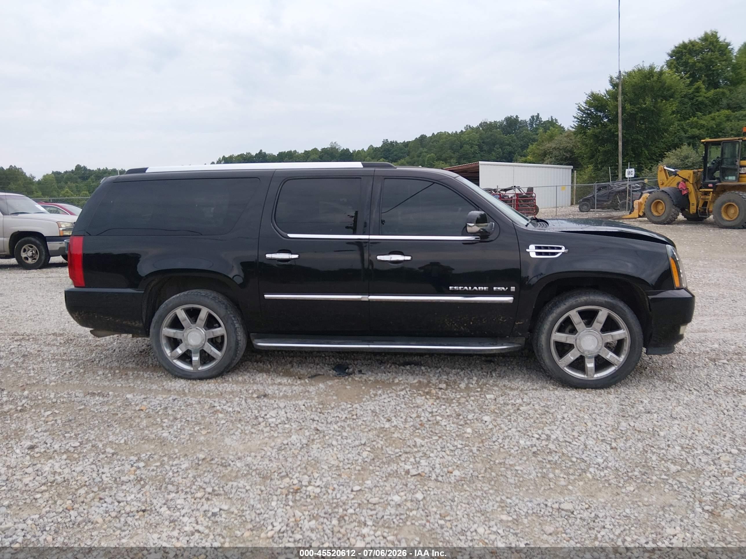 2008 Cadillac Escalade Esv   Black vin: 1GYFK66858R247214