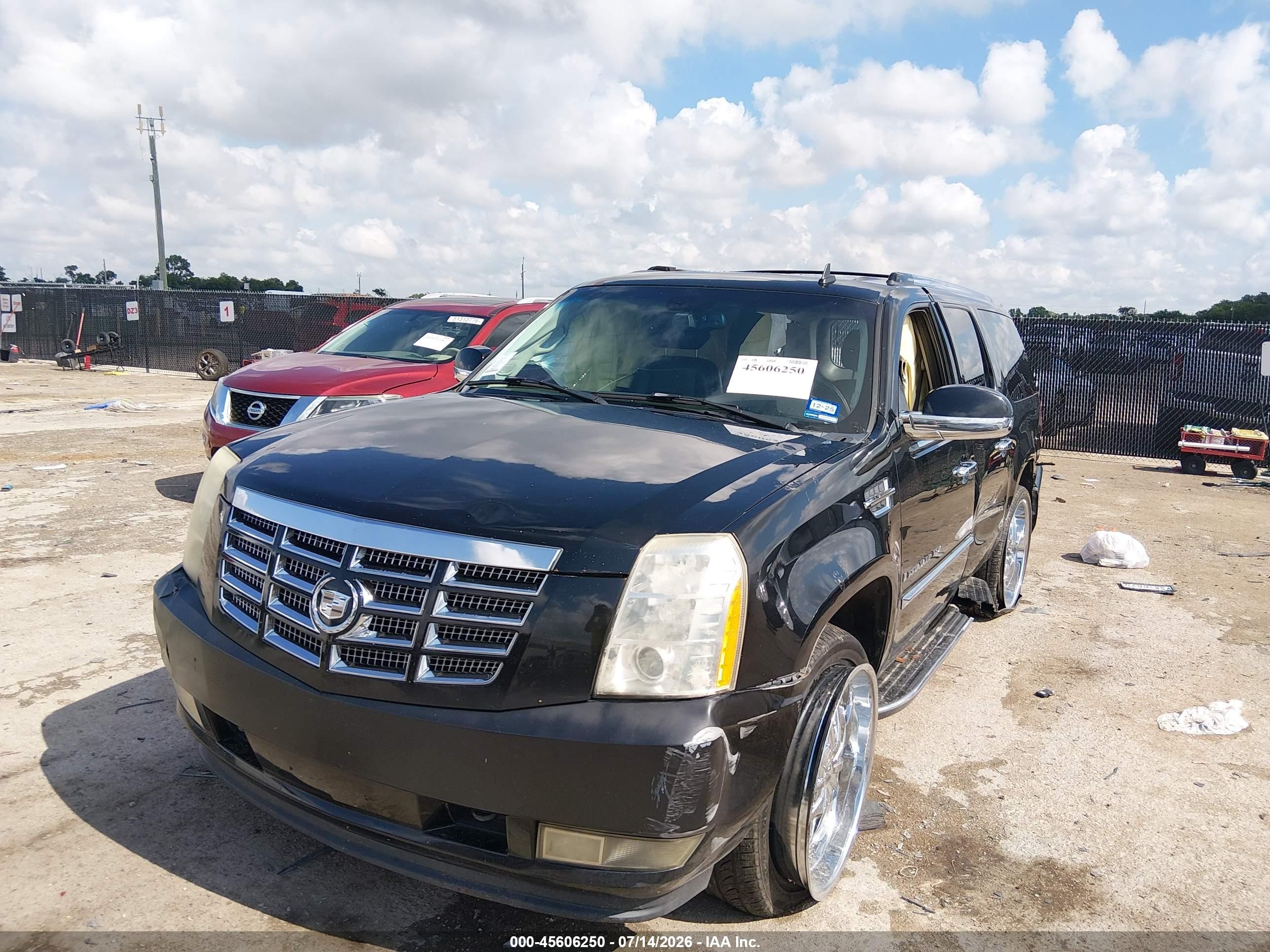 2008 Cadillac Escalade Esv   Black vin: 1GYFK66868R102764