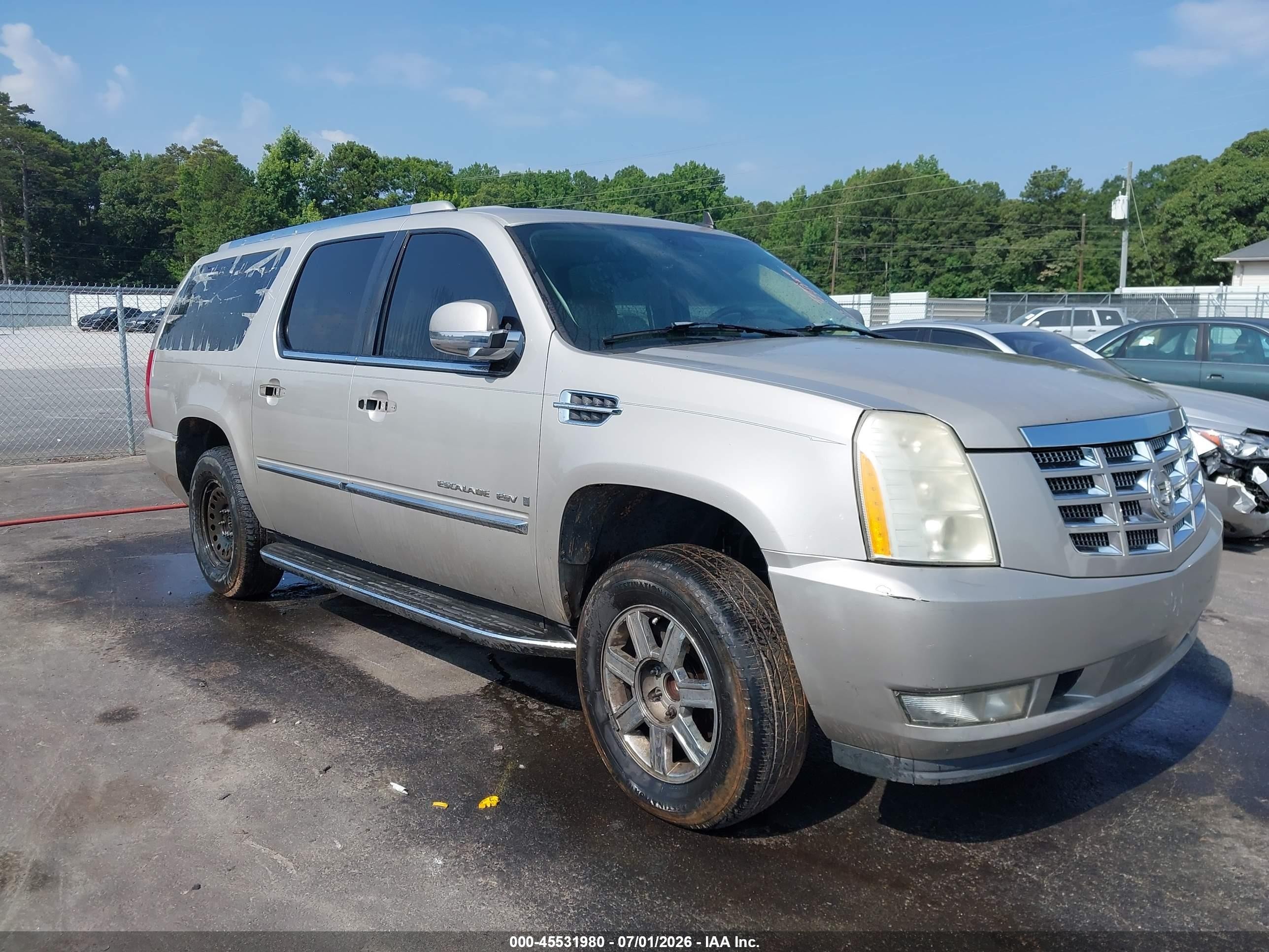 2008 Cadillac Escalade Esv Standard Beige vin: 1GYFK66868R175780