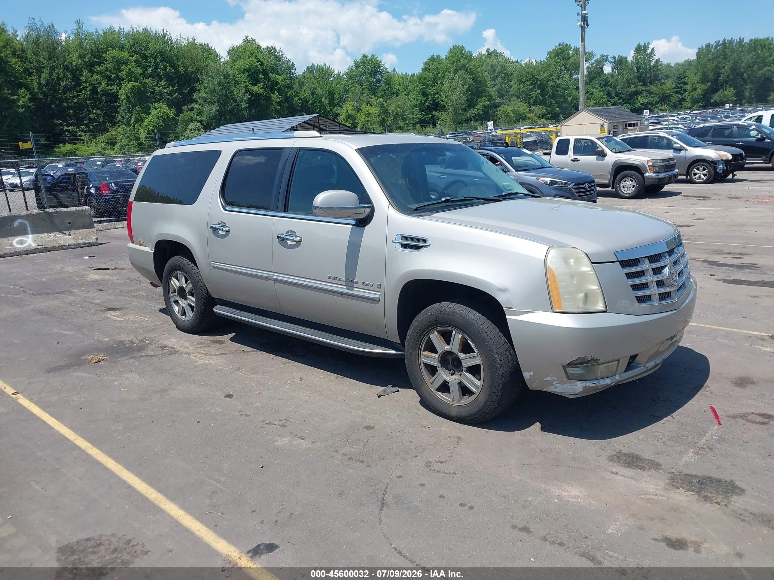2007 Cadillac Escalade Esv Standard Gold vin: 1GYFK66887R429407