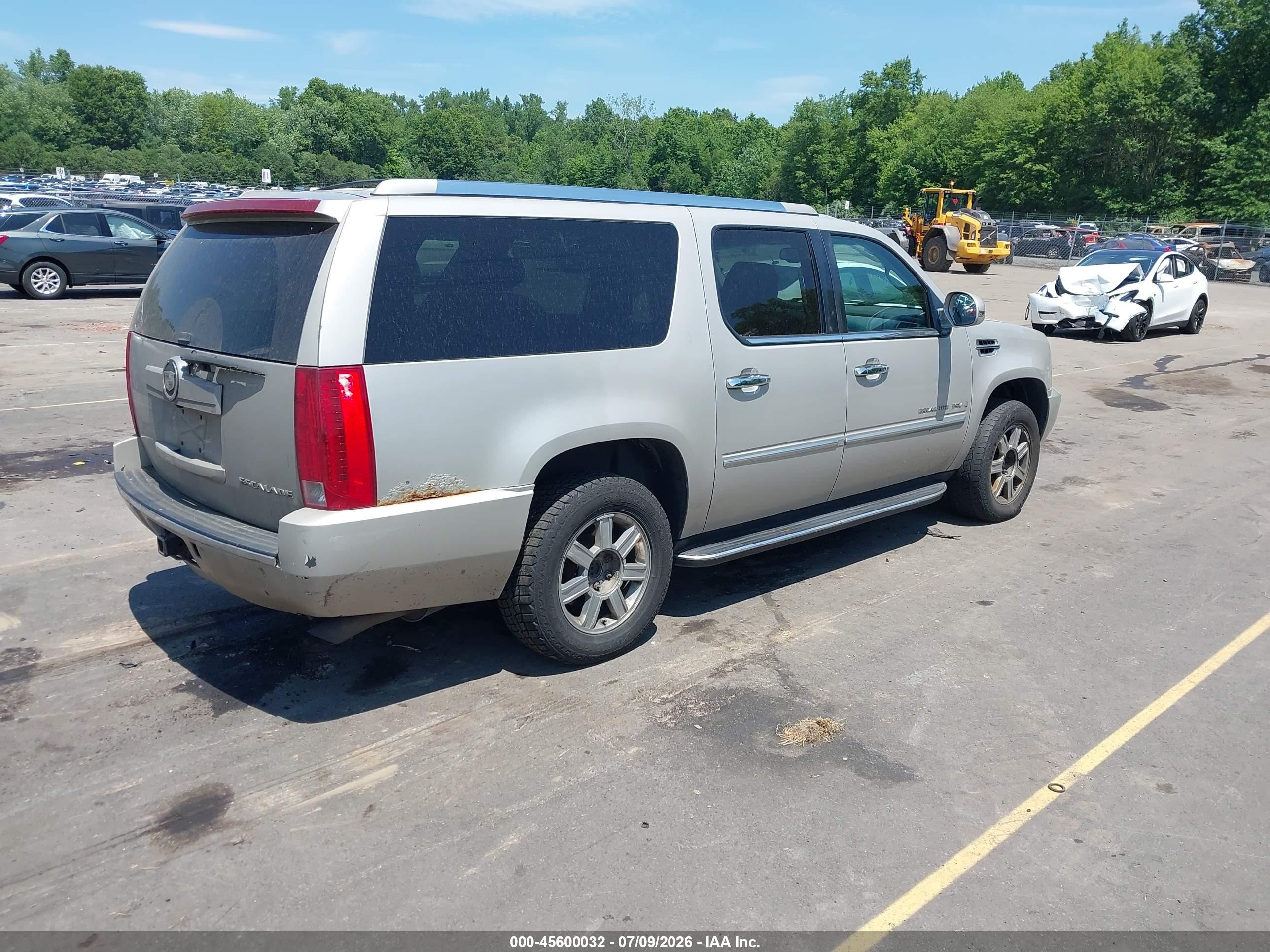2007 Cadillac Escalade Esv Standard Gold vin: 1GYFK66887R429407