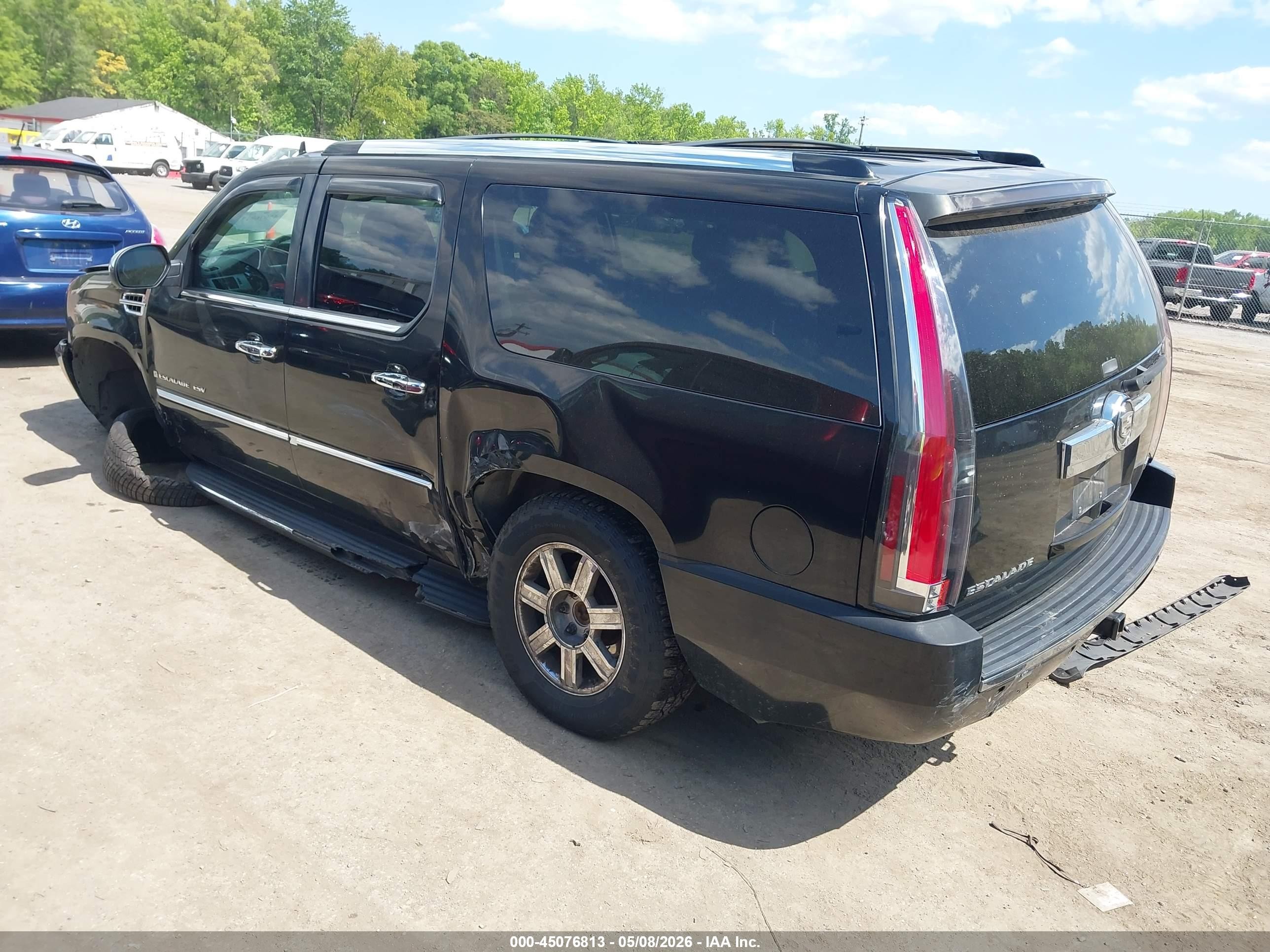 2007 Cadillac Escalade Esv Standard Black vin: 1GYFK66897R188408