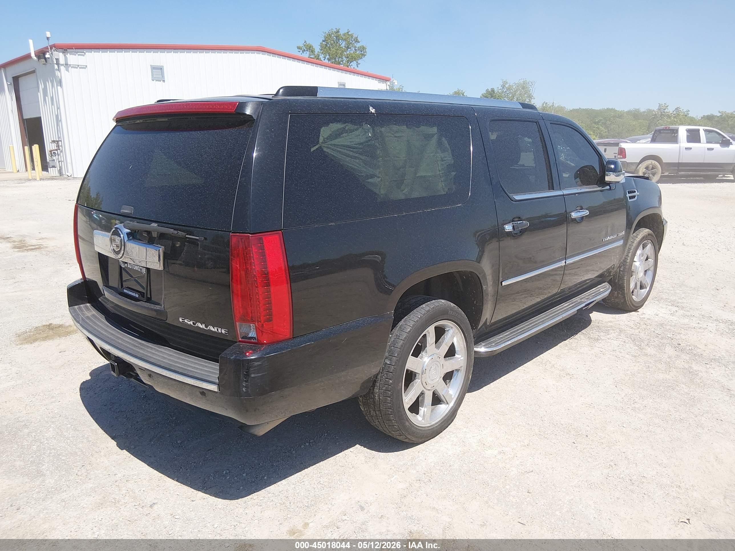 2008 Cadillac Escalade Esv Standard Black vin: 1GYFK66898R161596
