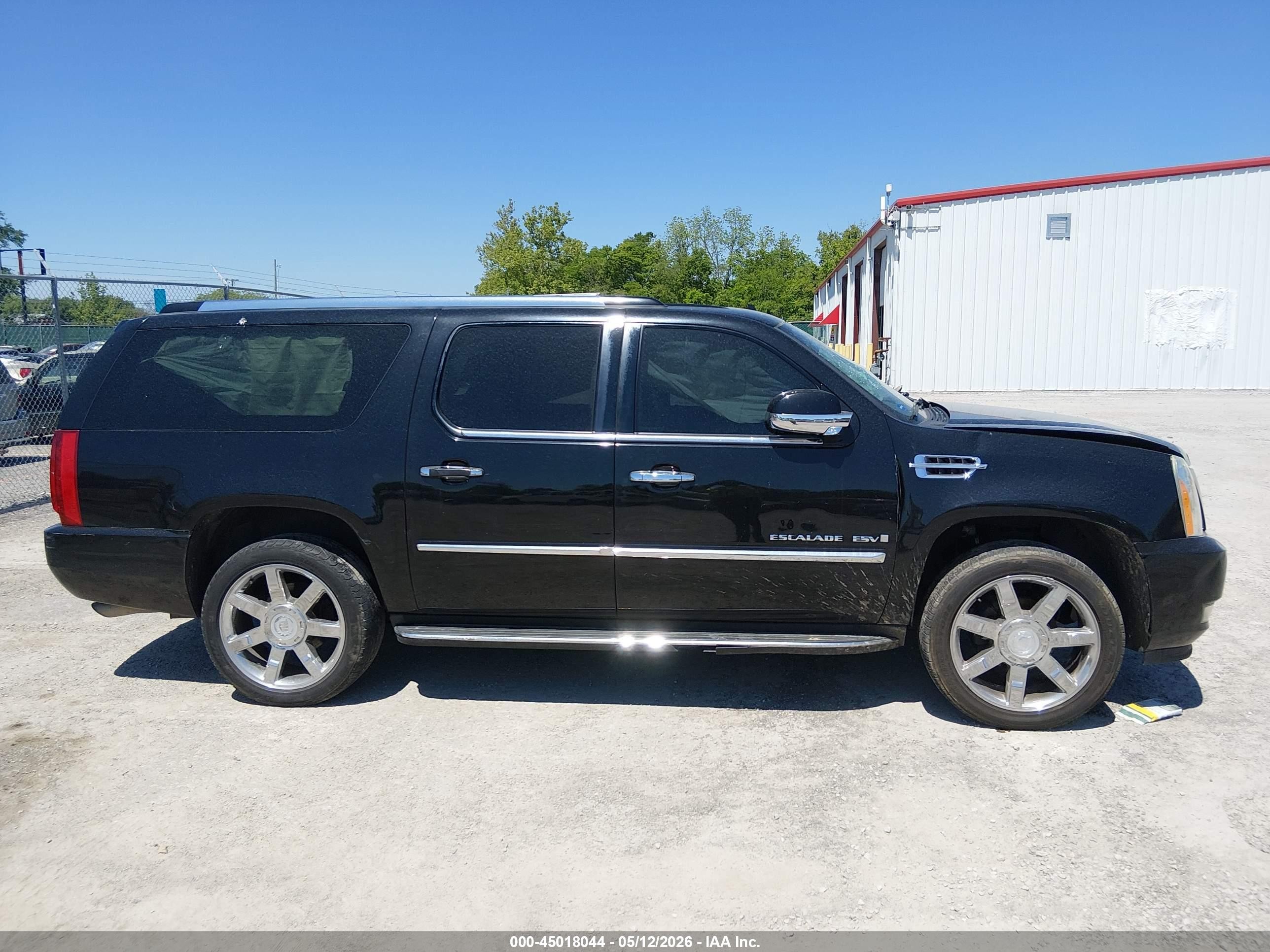 2008 Cadillac Escalade Esv Standard Black vin: 1GYFK66898R161596