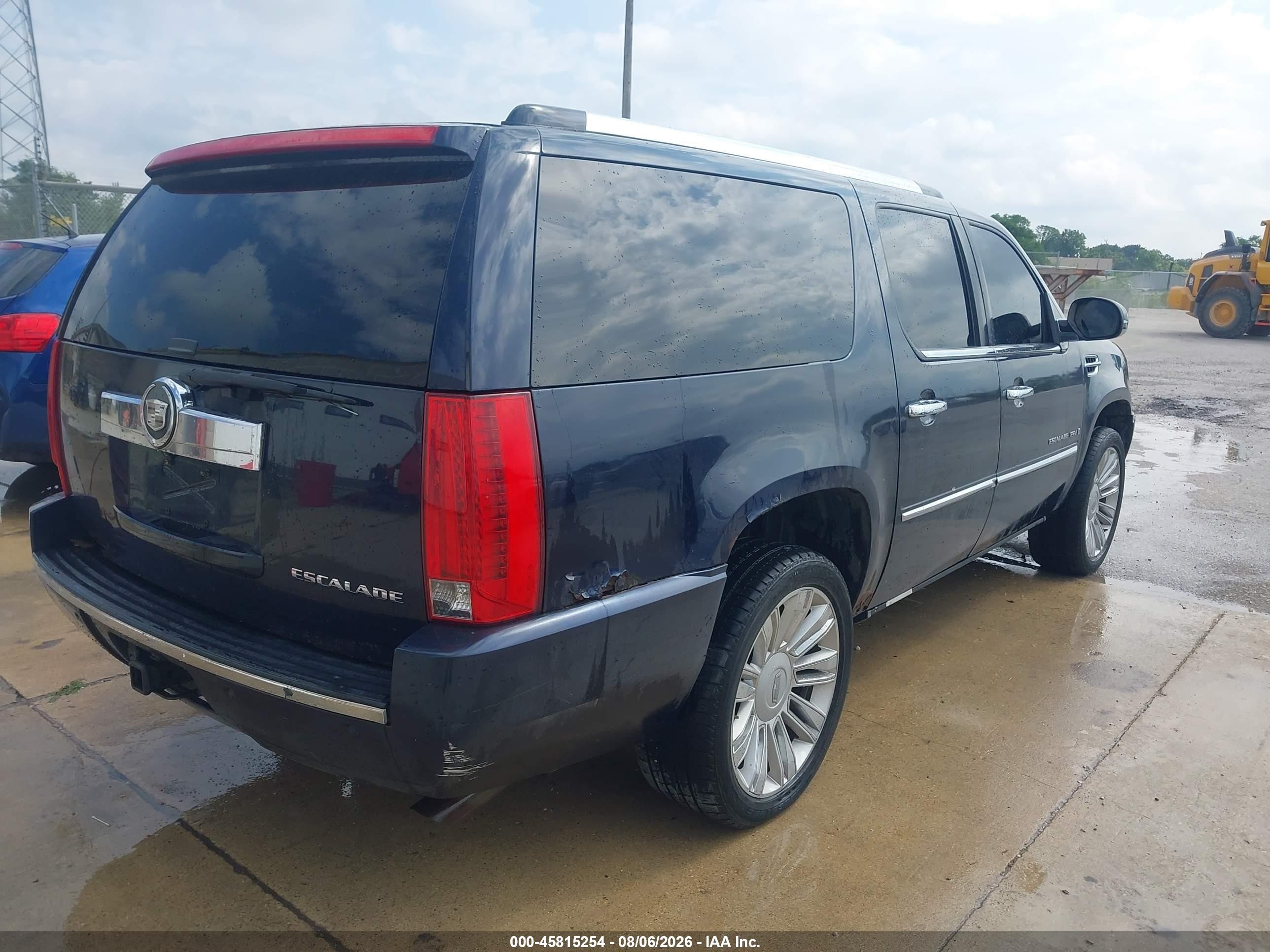 2008 Cadillac Escalade Esv Standard Dark Blue vin: 1GYFK66898R163008