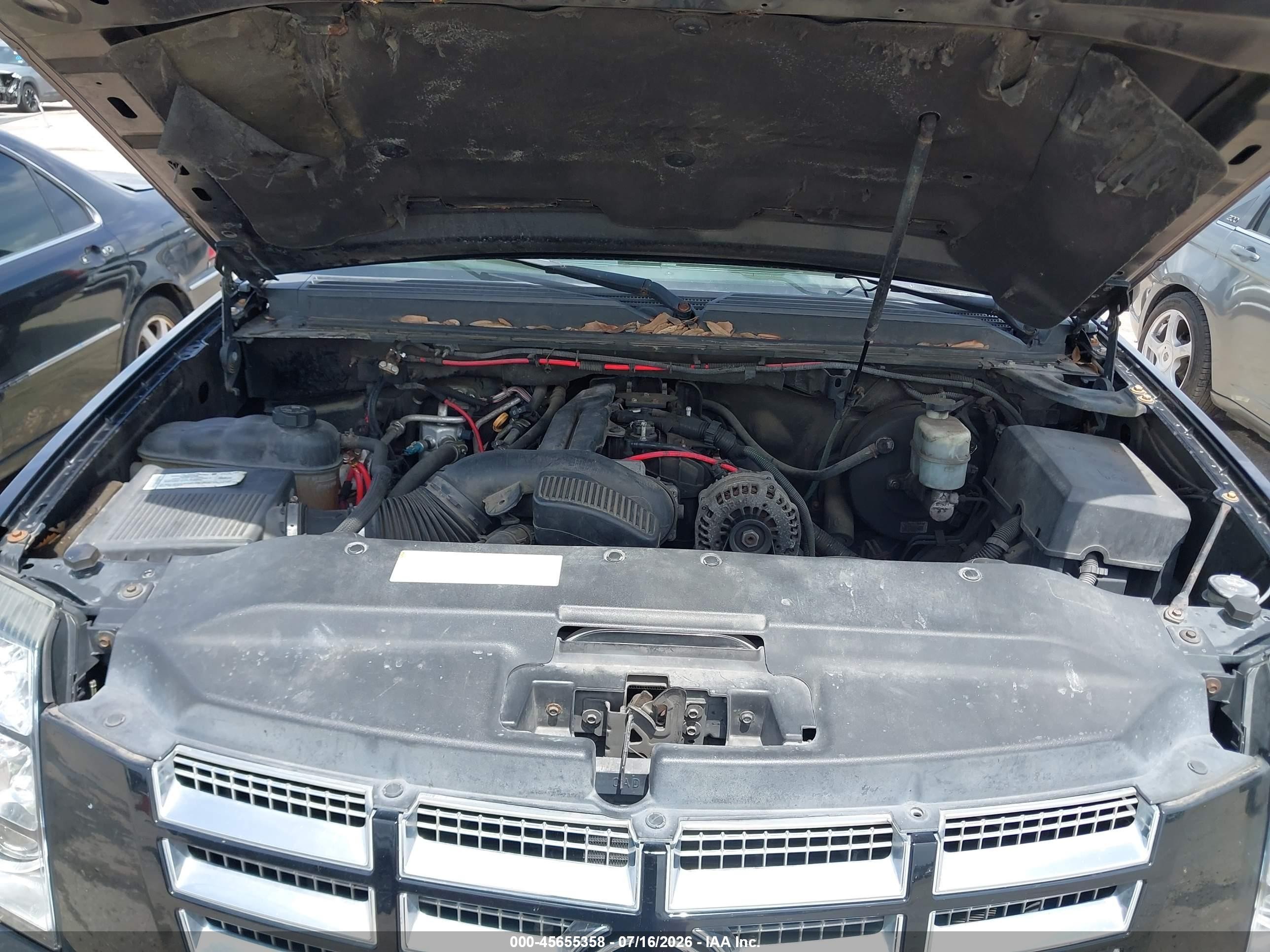 2008 Cadillac Escalade Esv   Black vin: 1GYFK66898R234496