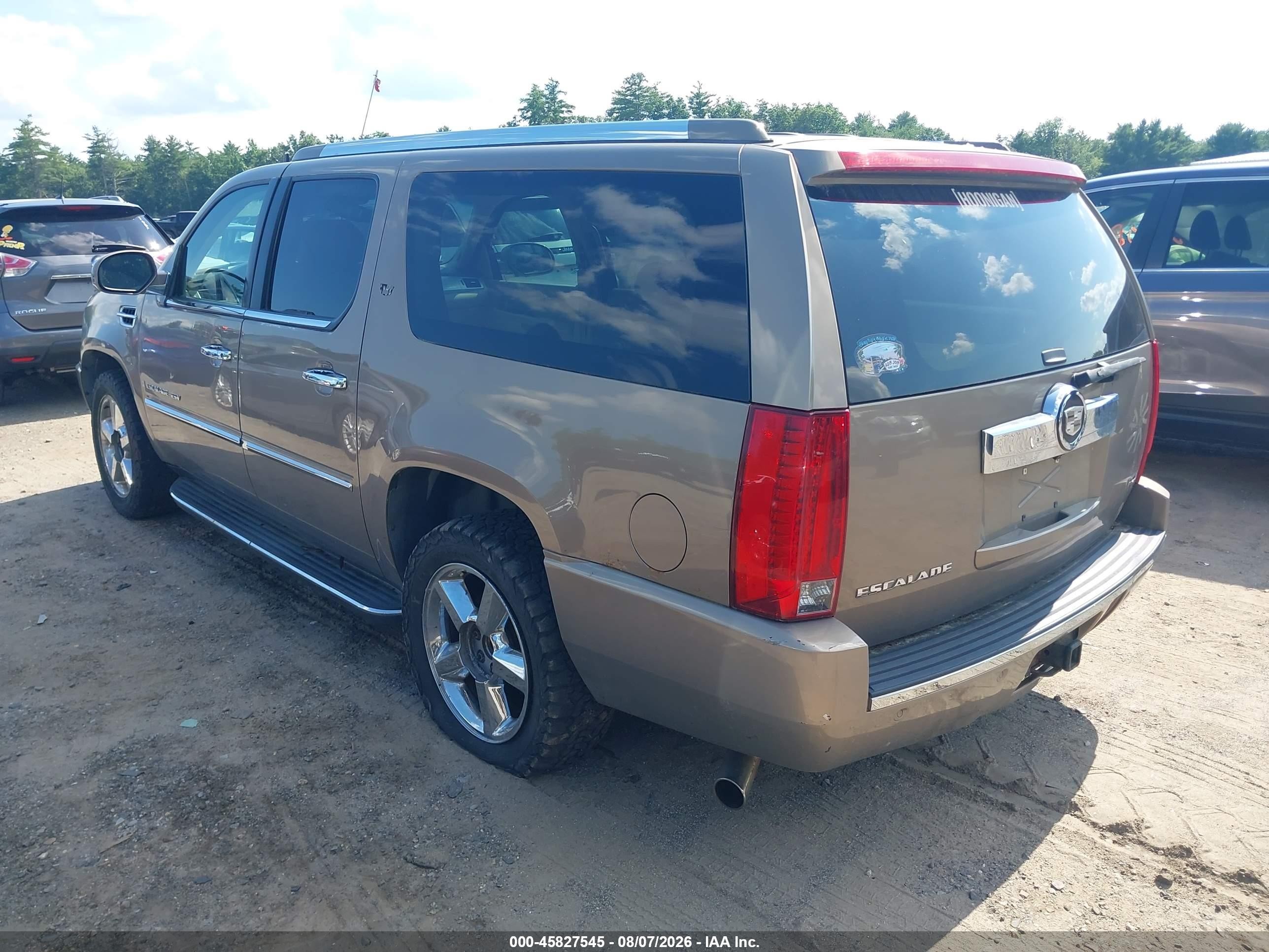 2007 Cadillac Escalade Esv Standard Tan vin: 1GYFK668X7R252262