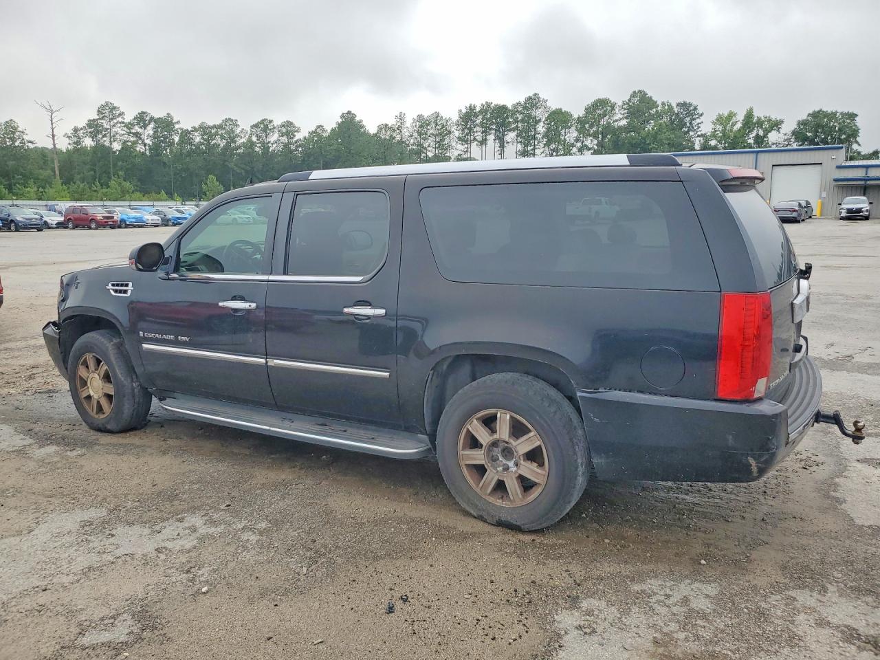 2007 Cadillac Escalade Esv Black vin: 1GYFK668X7R288937