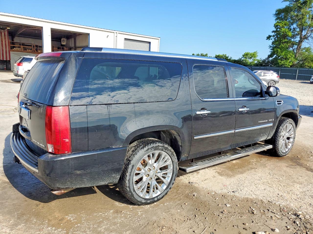 2007 Cadillac Escalade Esv Black vin: 1GYFK668X7R356508