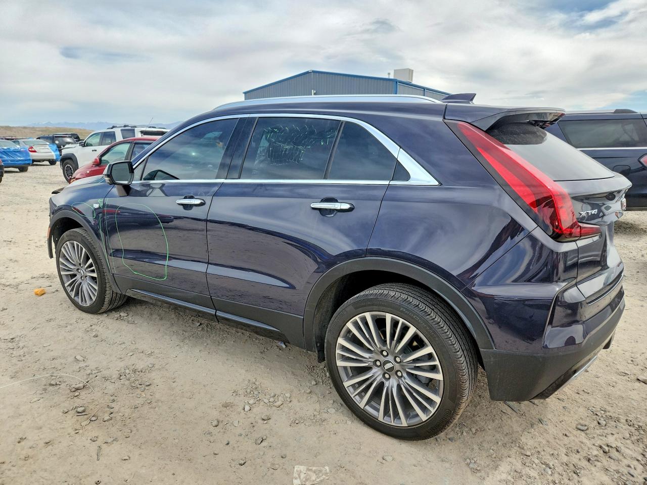 2024 Cadillac Xt4 Premium Luxury Blue vin: 1GYFZCR41RF153353