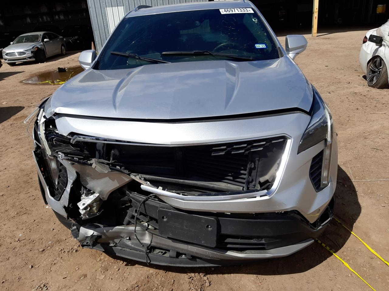 2020 Cadillac Xt4 Premium Luxury Silver vin: 1GYFZCR42LF027235