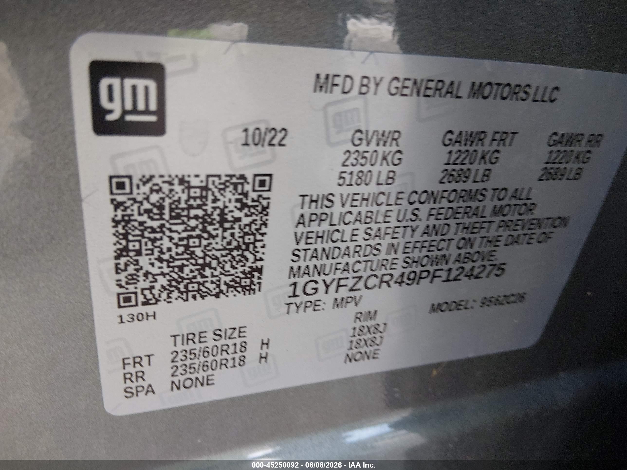 2023 Cadillac Xt4 Fwd Premium Luxury Silver vin: 1GYFZCR49PF124275