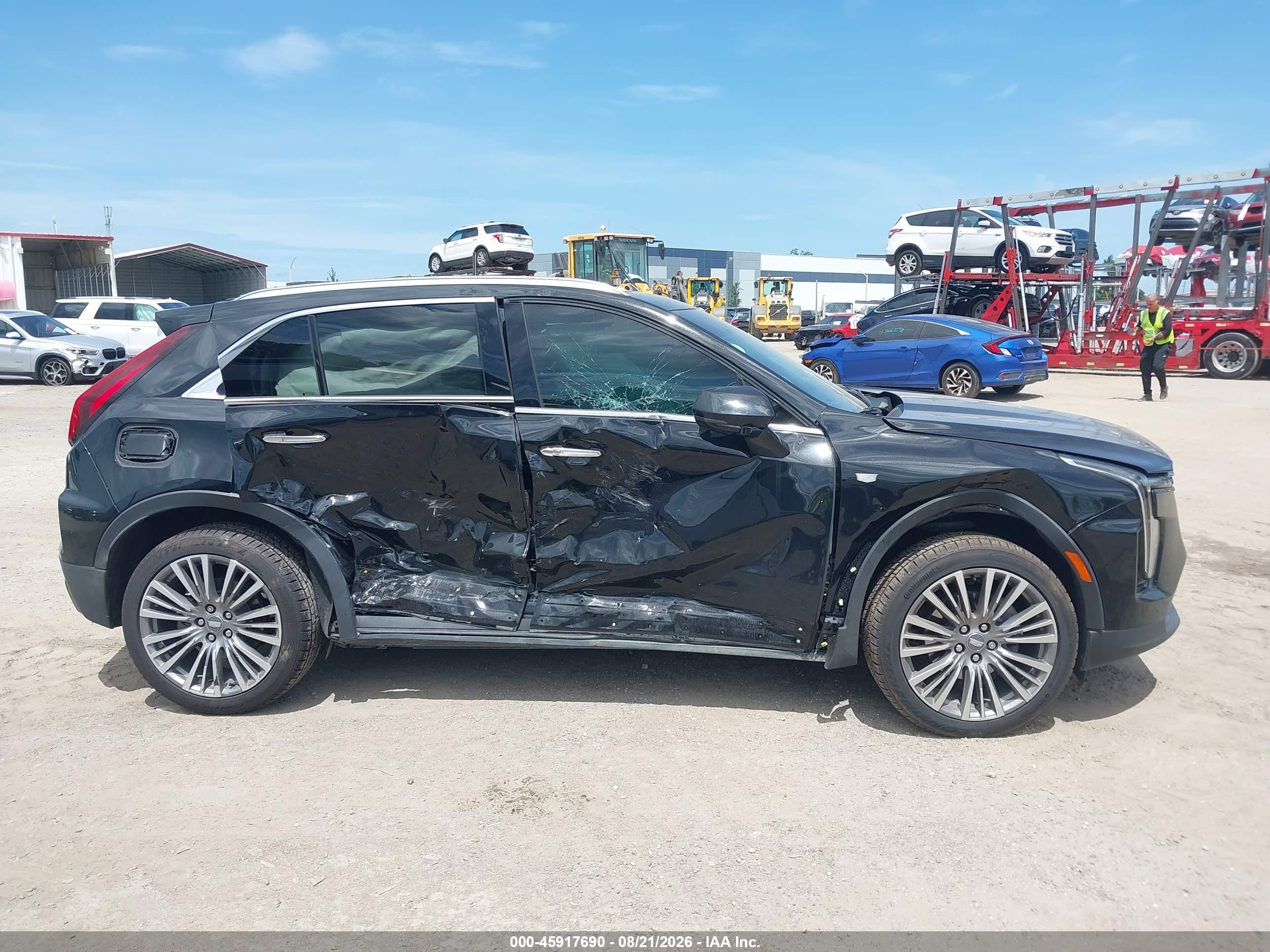 2024 Cadillac Xt4 Fwd Premium Luxury Black vin: 1GYFZCR49RF101419