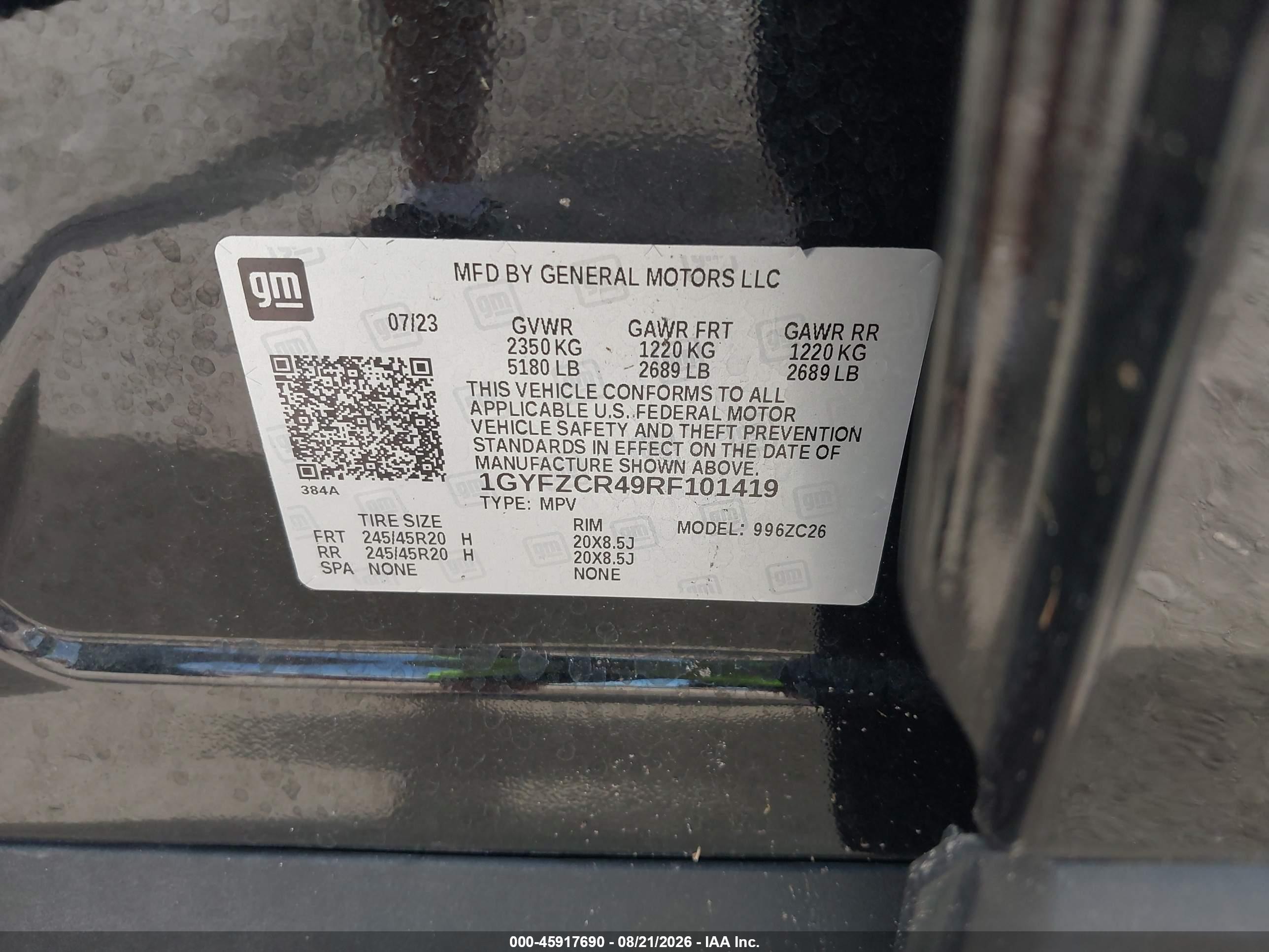 2024 Cadillac Xt4 Fwd Premium Luxury Black vin: 1GYFZCR49RF101419