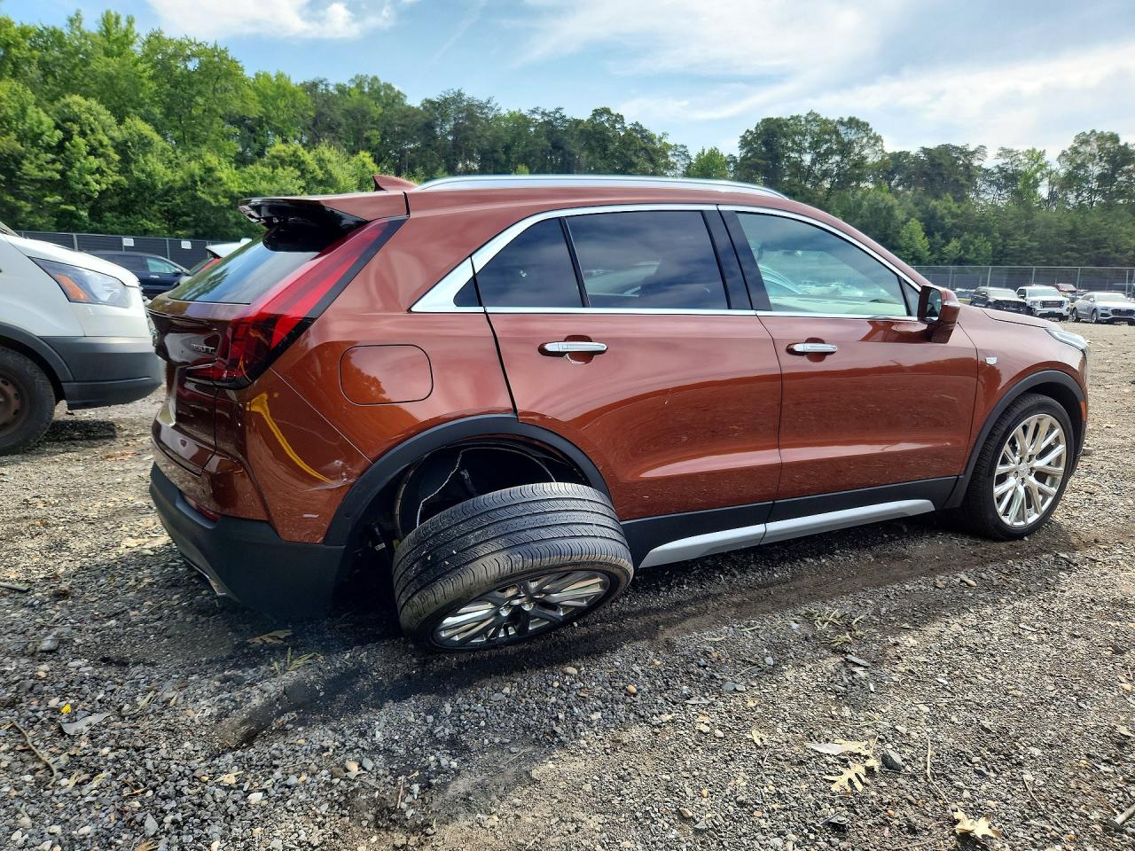 2020 Cadillac Xt4 Premium Luxury Оранжевый vin: 1GYFZDR44LF079200