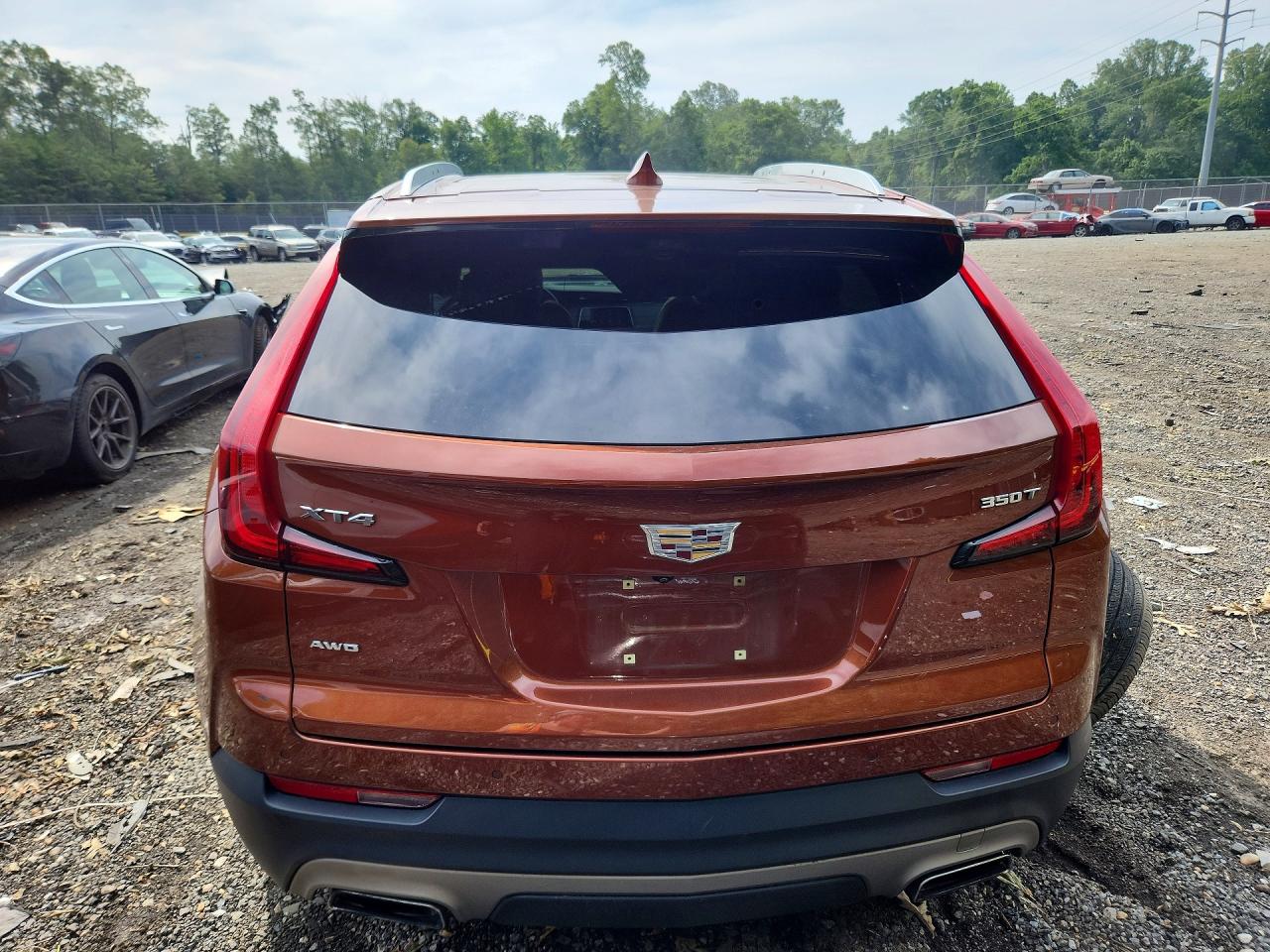 2020 Cadillac Xt4 Premium Luxury Оранжевый vin: 1GYFZDR44LF079200