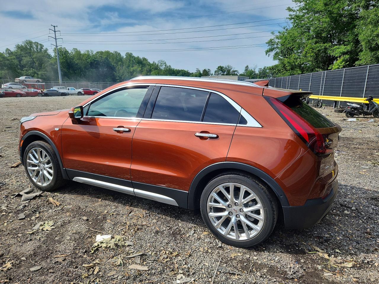 2020 Cadillac Xt4 Premium Luxury Оранжевый vin: 1GYFZDR44LF079200