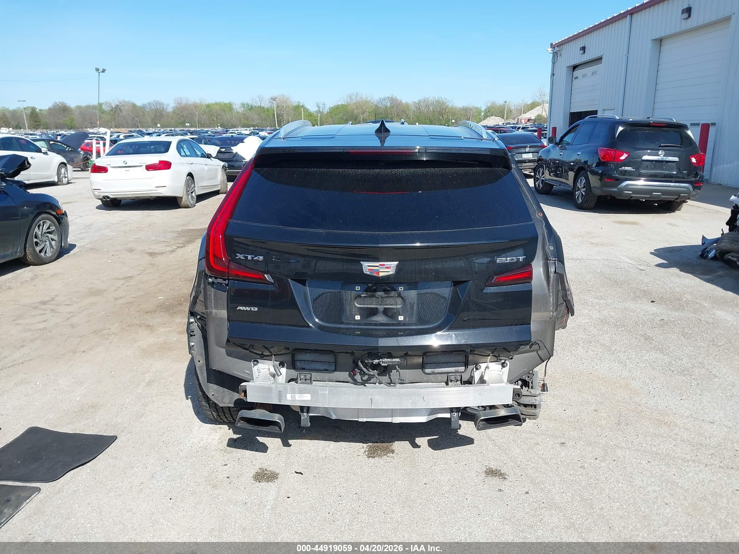 2019 Cadillac Xt4 Premium Luxury Черный vin: 1GYFZDR45KF164996