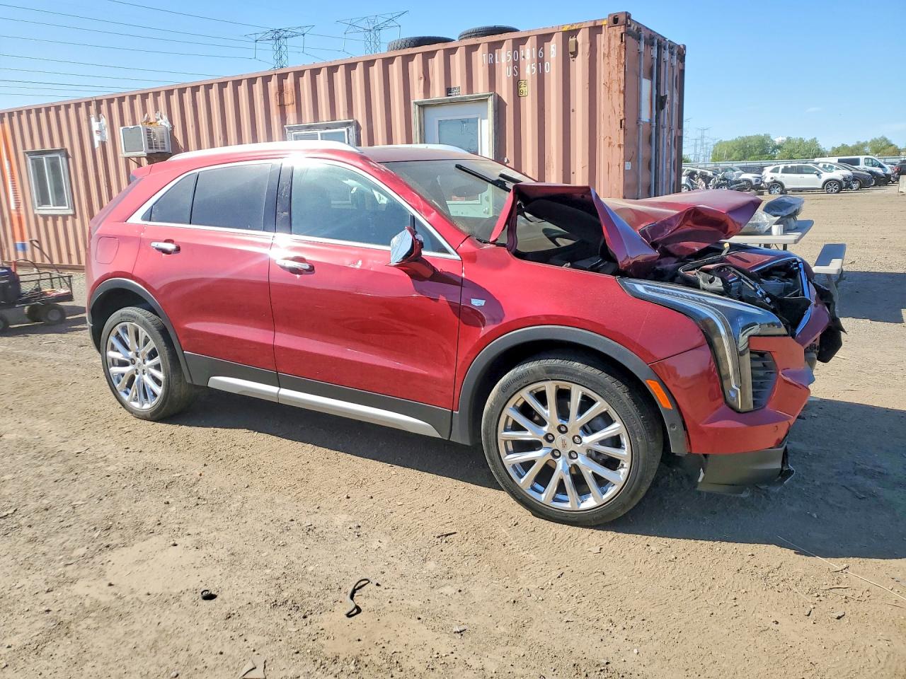 2020 Cadillac Xt4 Premium Luxury Red vin: 1GYFZDR47LF062858