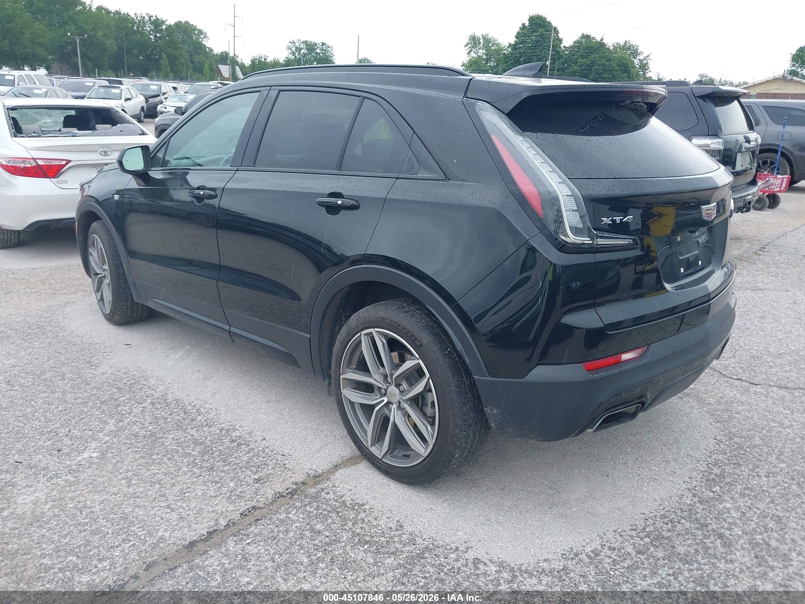 2019 Cadillac Xt4 Sport Black vin: 1GYFZER41KF103831