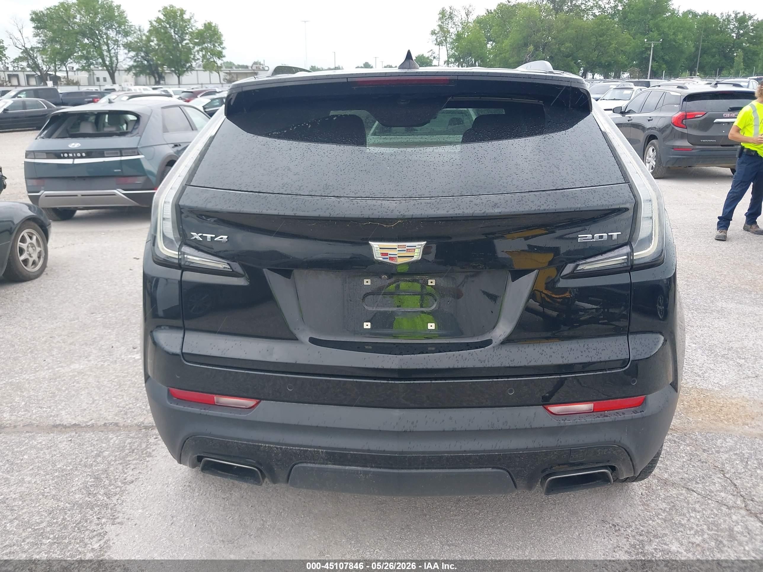 2019 Cadillac Xt4 Sport Black vin: 1GYFZER41KF103831
