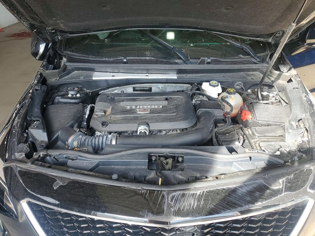 2023 Cadillac Xt4 Sport Черный vin: 1GYFZFR41PF206597