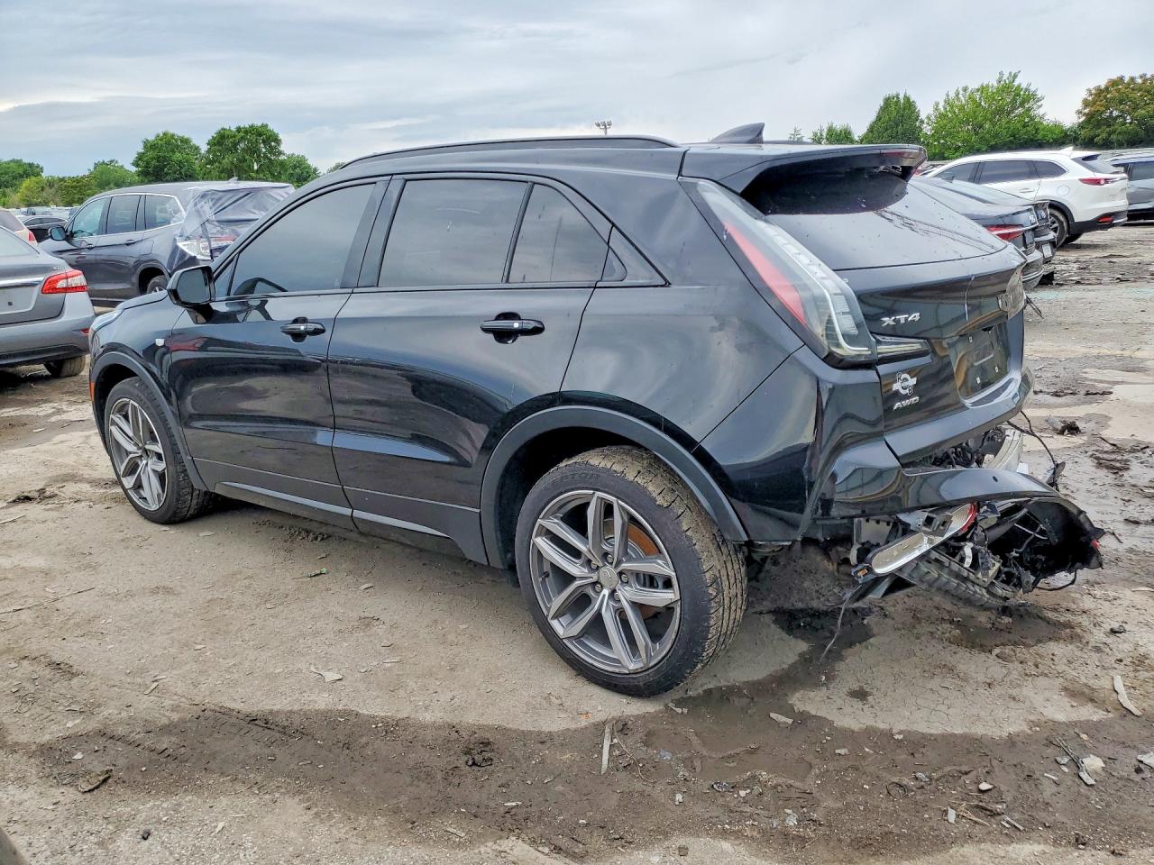 2019 Cadillac Xt4 Sport Black vin: 1GYFZFR43KF101259