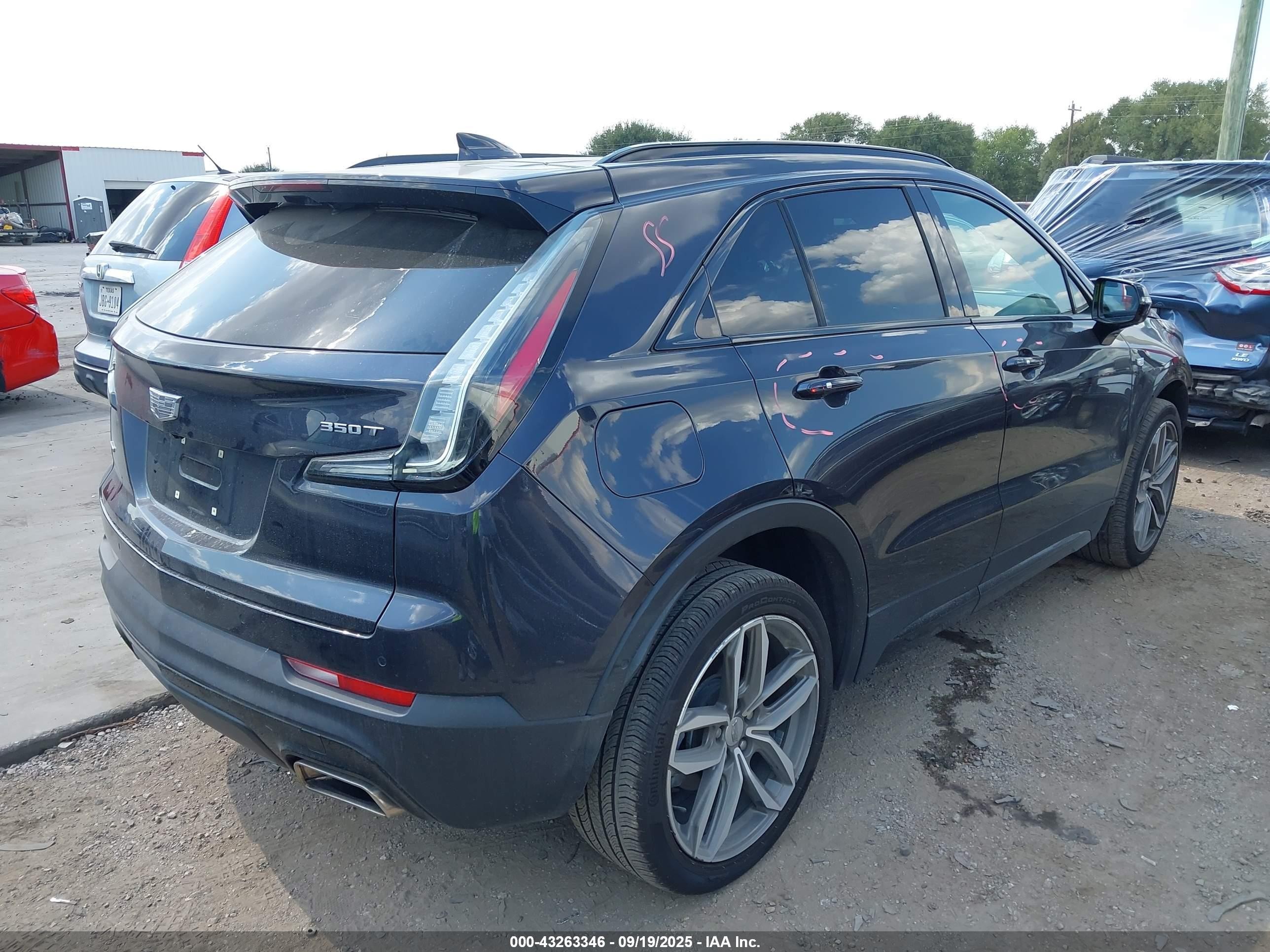 2022 Cadillac Xt4 Awd Sport Gray vin: 1GYFZFR44NF144173