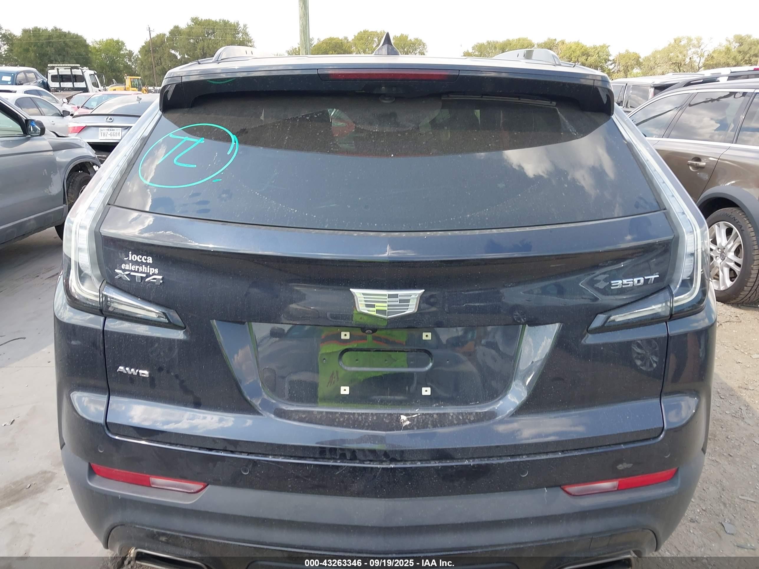 2022 Cadillac Xt4 Awd Sport Gray vin: 1GYFZFR44NF144173