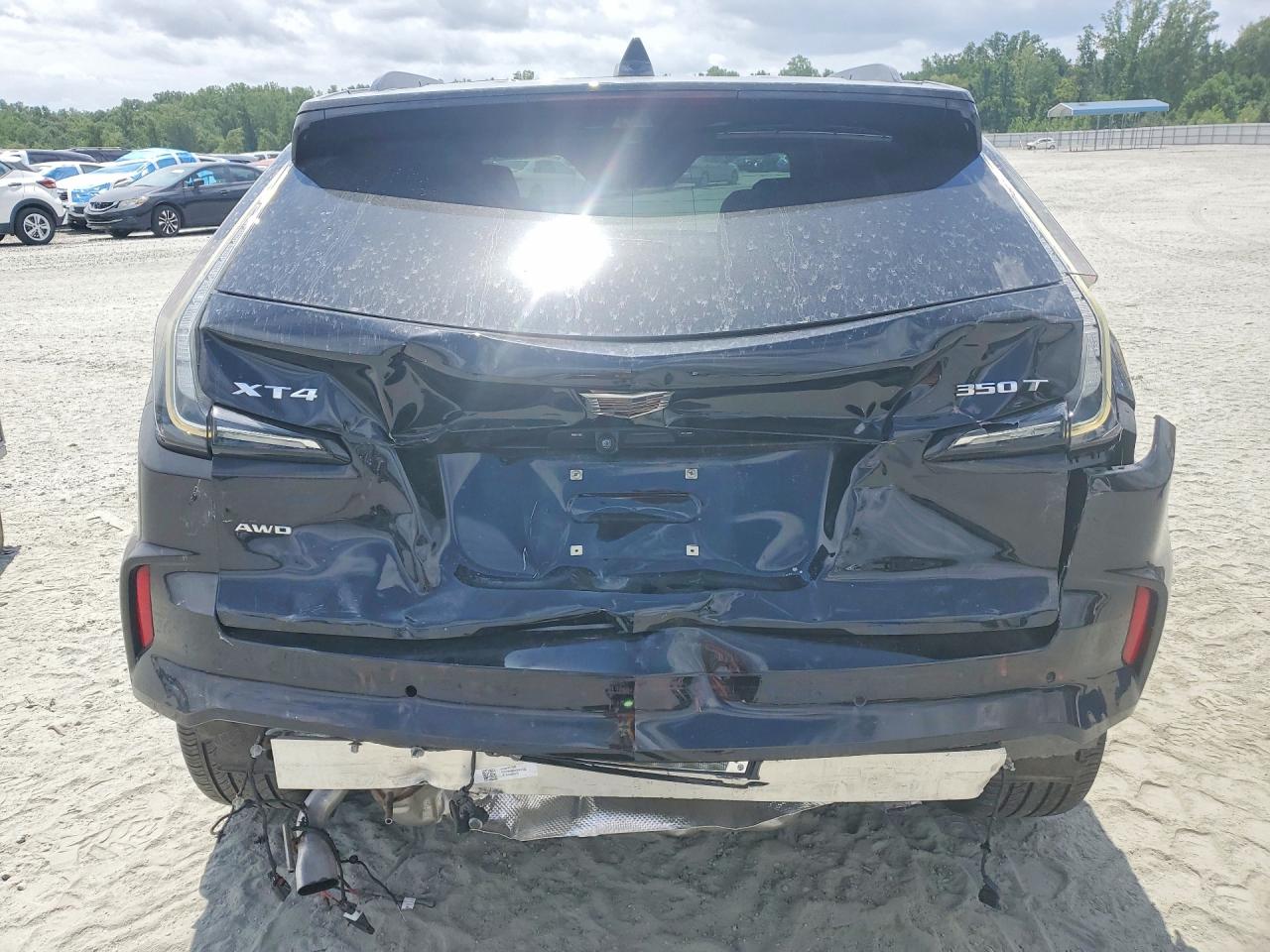 2024 Cadillac Xt4 Sport Black vin: 1GYFZFR47RF123341