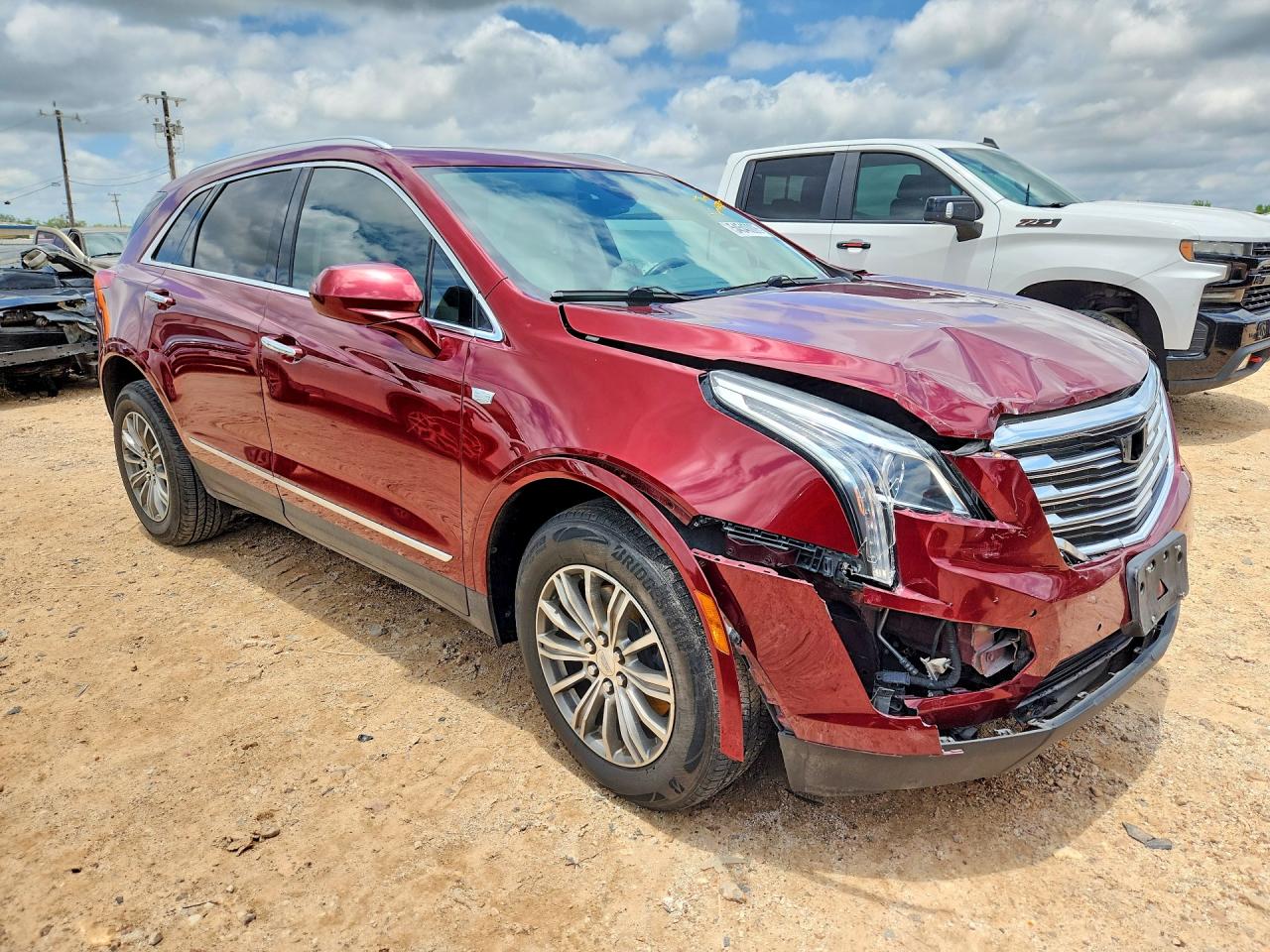 2017 Cadillac Xt5 Luxury Red vin: 1GYKNBRS0HZ193522