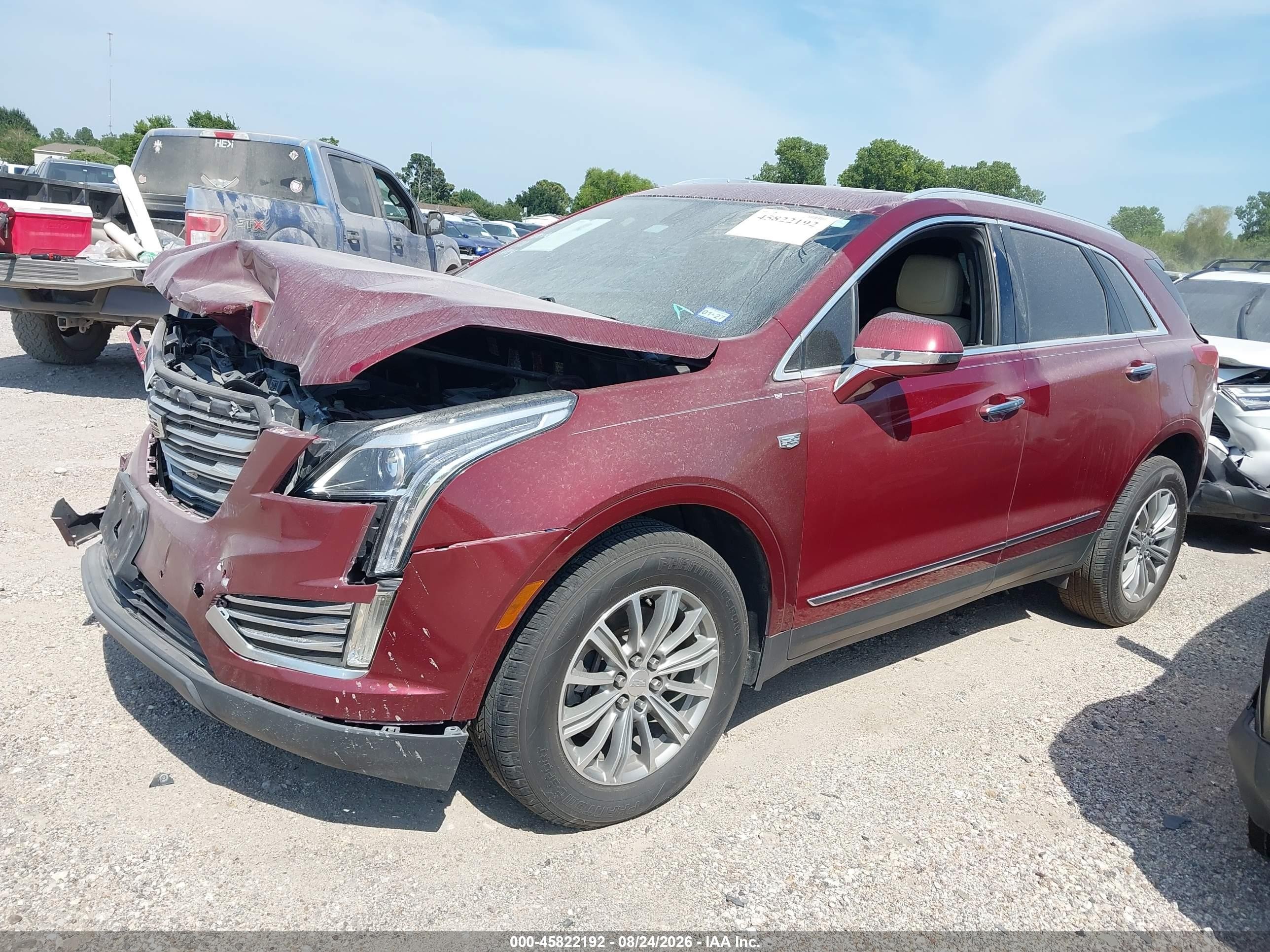 2017 Cadillac Xt5 Luxury Burgundy vin: 1GYKNBRSXHZ179773